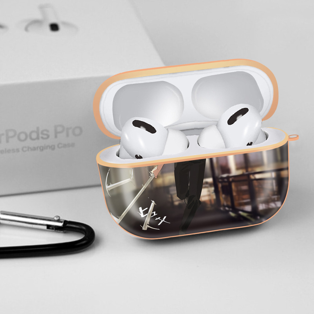 呪術廻戦 Jujutsu Kaisen 【AirPods Pro用】ハードシェル保護ケース｜耐衝撃・防指紋・カラビナ付き商品仕様