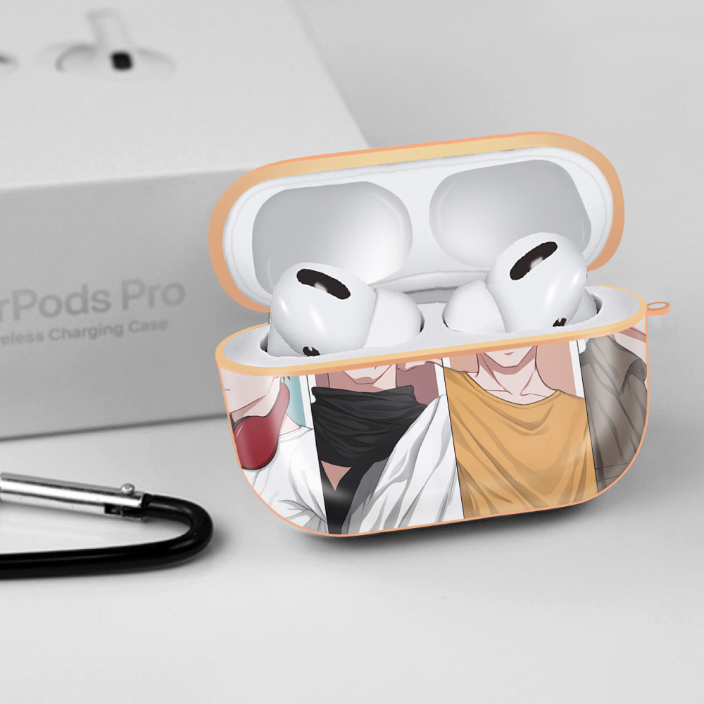 呪術廻戦 Jujutsu Kaisen 【AirPods Pro用】ハードシェル保護ケース｜耐衝撃・防指紋・カラビナ付き商品仕様