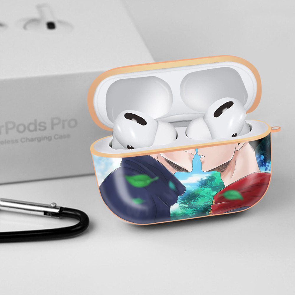 呪術廻戦 Jujutsu Kaisen 【AirPods Pro用】ハードシェル保護ケース｜耐衝撃・防指紋・カラビナ付き商品仕様