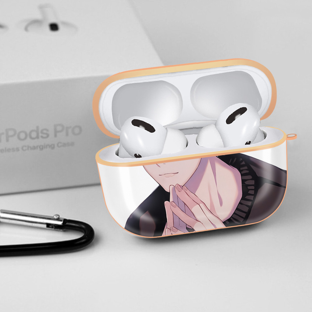 呪術廻戦 Jujutsu Kaisen 【AirPods Pro用】ハードシェル保護ケース｜耐衝撃・防指紋・カラビナ付き商品仕様