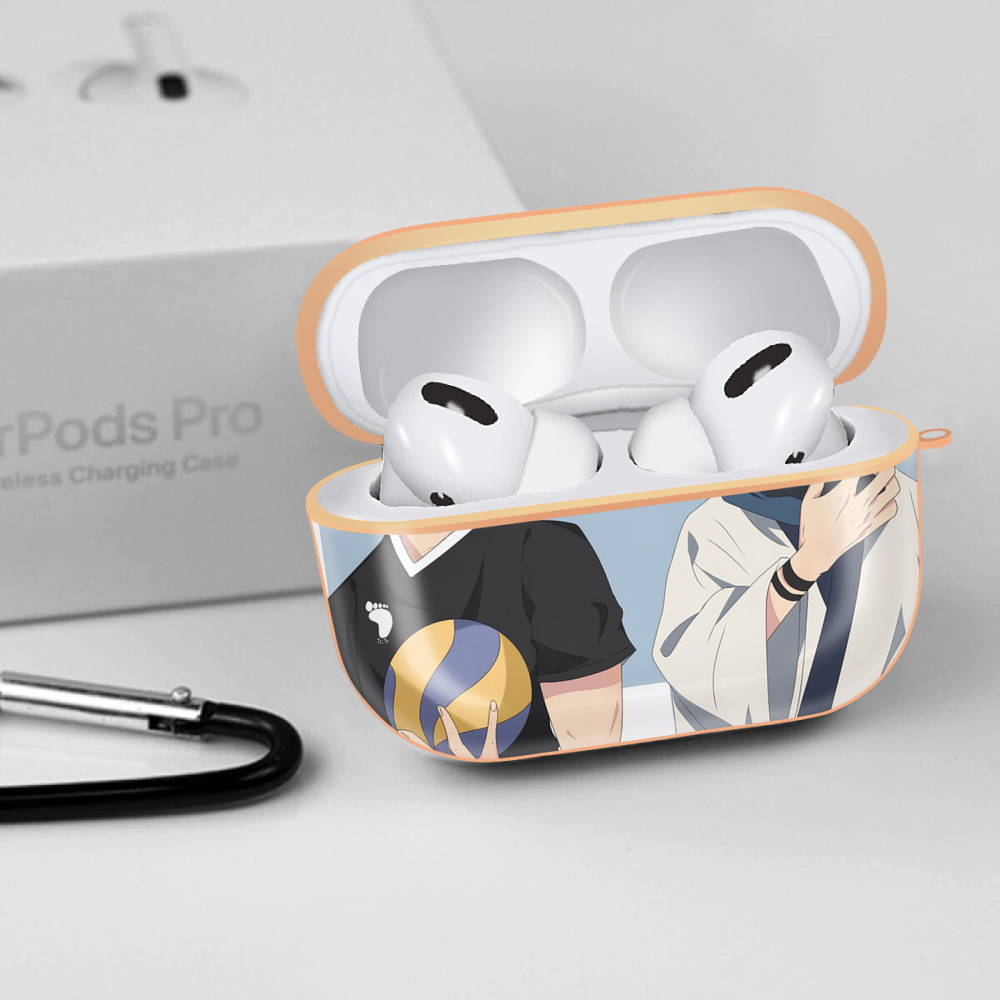 呪術廻戦 Jujutsu Kaisen 【AirPods Pro用】ハードシェル保護ケース｜耐衝撃・防指紋・カラビナ付き商品仕様