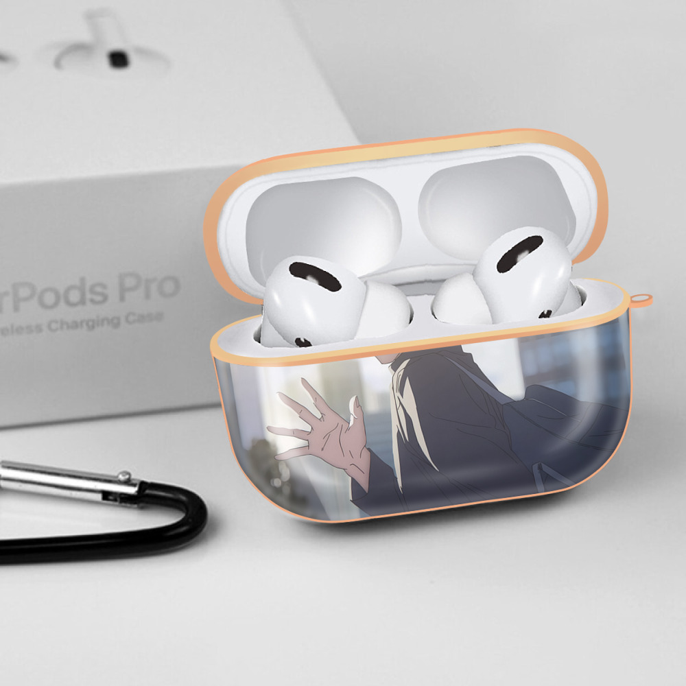 呪術廻戦 Jujutsu Kaisen 【AirPods Pro用】ハードシェル保護ケース｜耐衝撃・防指紋・カラビナ付き商品仕様