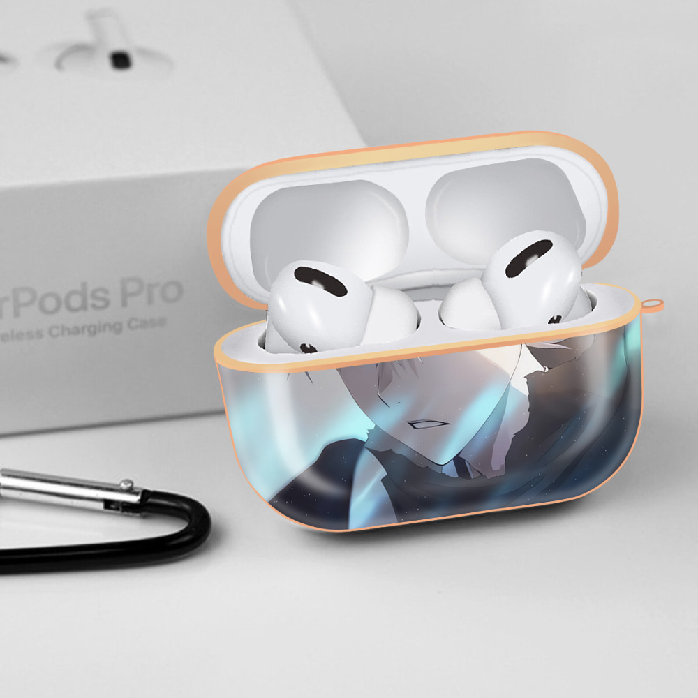 呪術廻戦 Jujutsu Kaisen 【AirPods Pro用】ハードシェル保護ケース｜耐衝撃・防指紋・カラビナ付き商品仕様