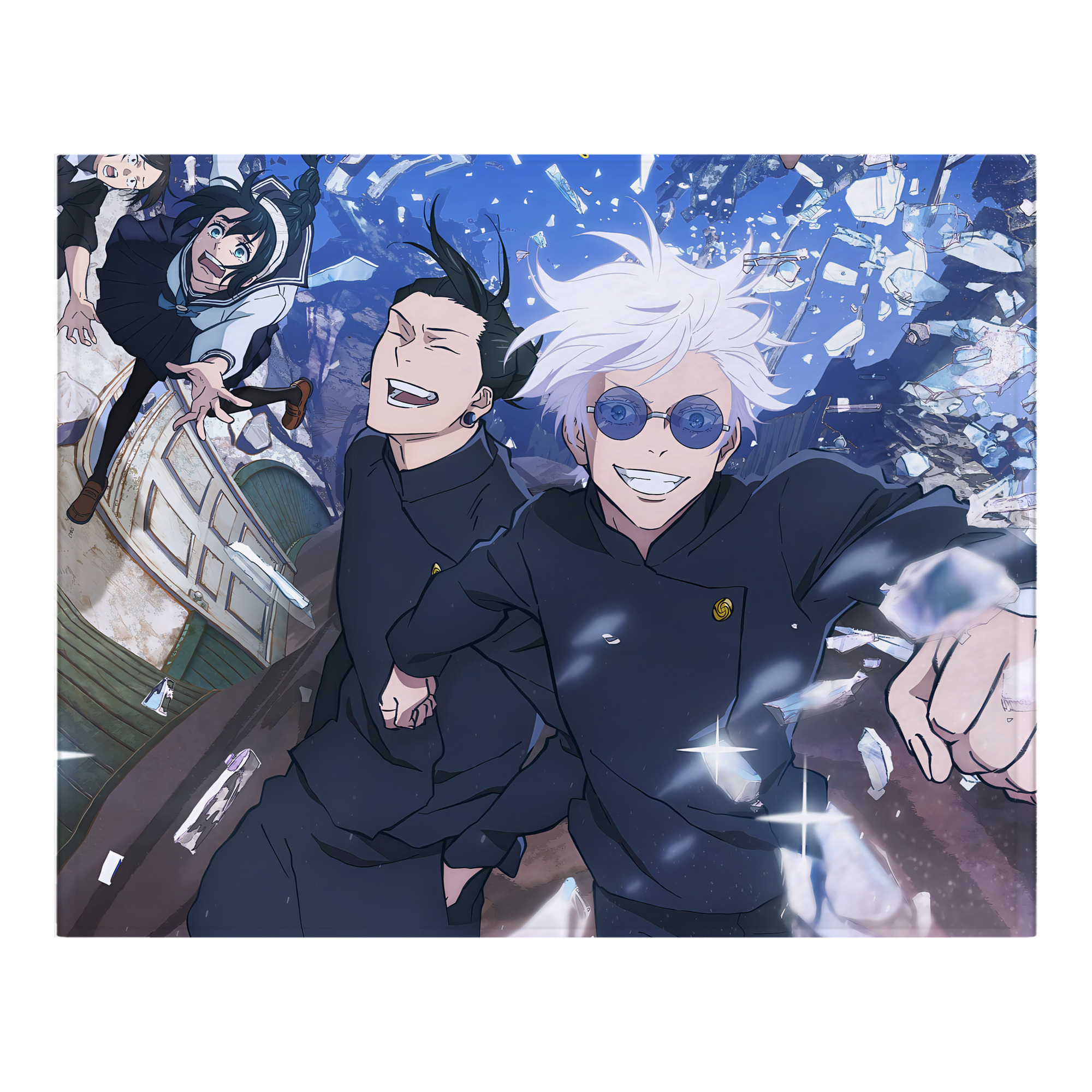 （画像用） 呪術廻戦 Jujutsu Kaisen フランネルブランケット・多サイズ対応（横型）