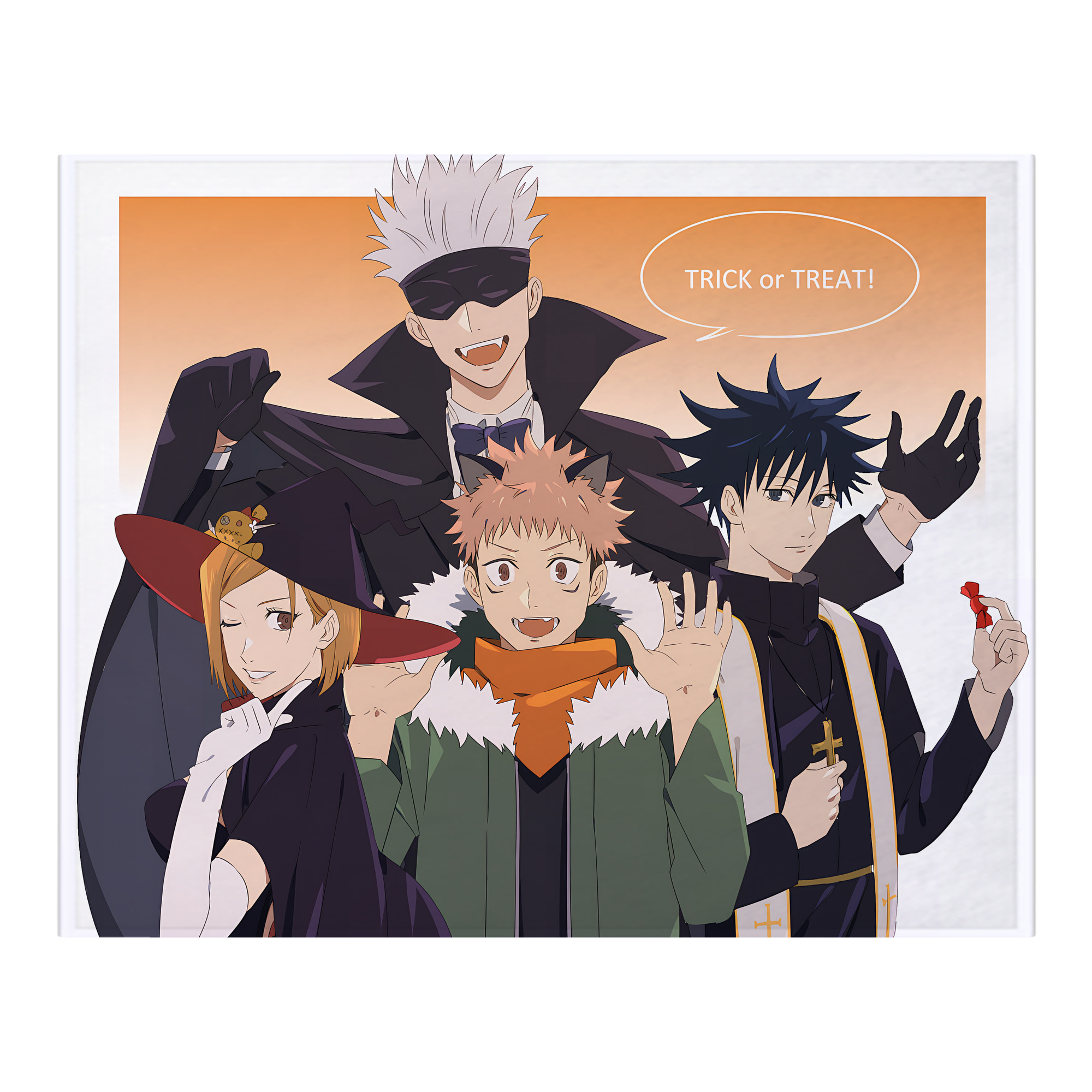（画像用） 呪術廻戦 Jujutsu Kaisen フランネルブランケット・多サイズ対応（横型）