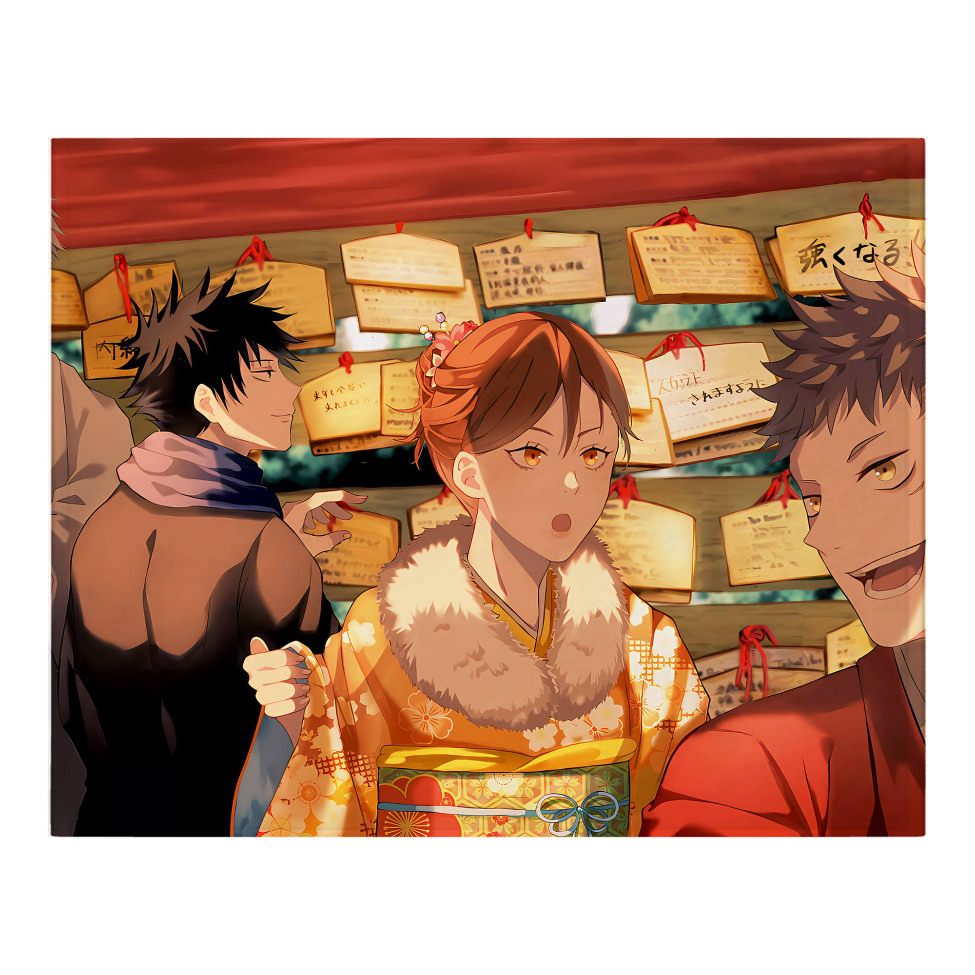 （画像用） 呪術廻戦 Jujutsu Kaisen フランネルブランケット・多サイズ対応（横型）