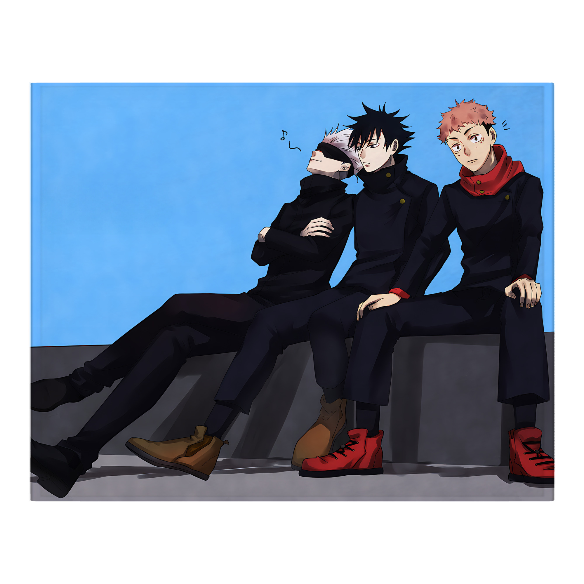 （画像用） 呪術廻戦 Jujutsu Kaisen フランネルブランケット・多サイズ対応（横型）
