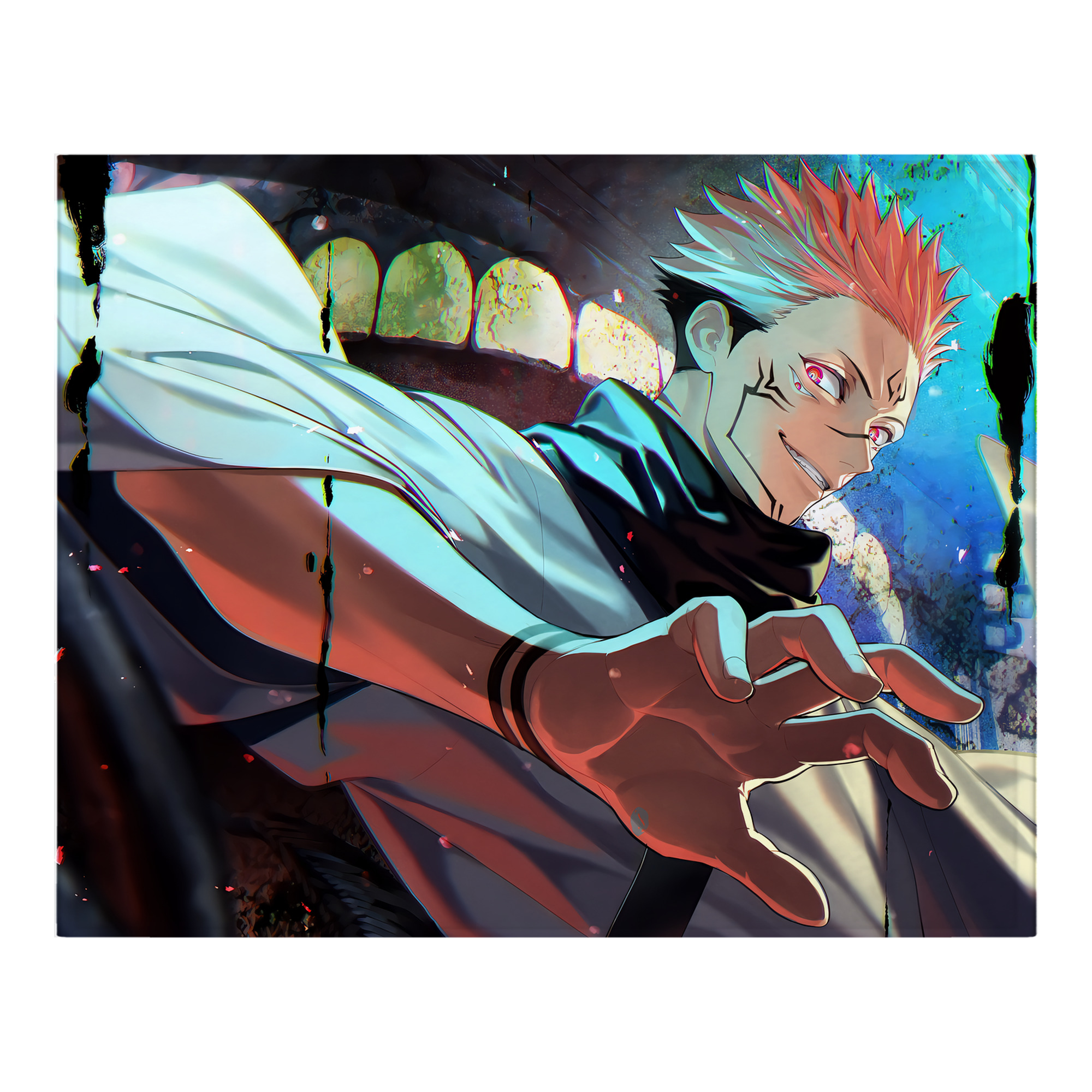 （画像用） 呪術廻戦 Jujutsu Kaisen フランネルブランケット・多サイズ対応（横型）