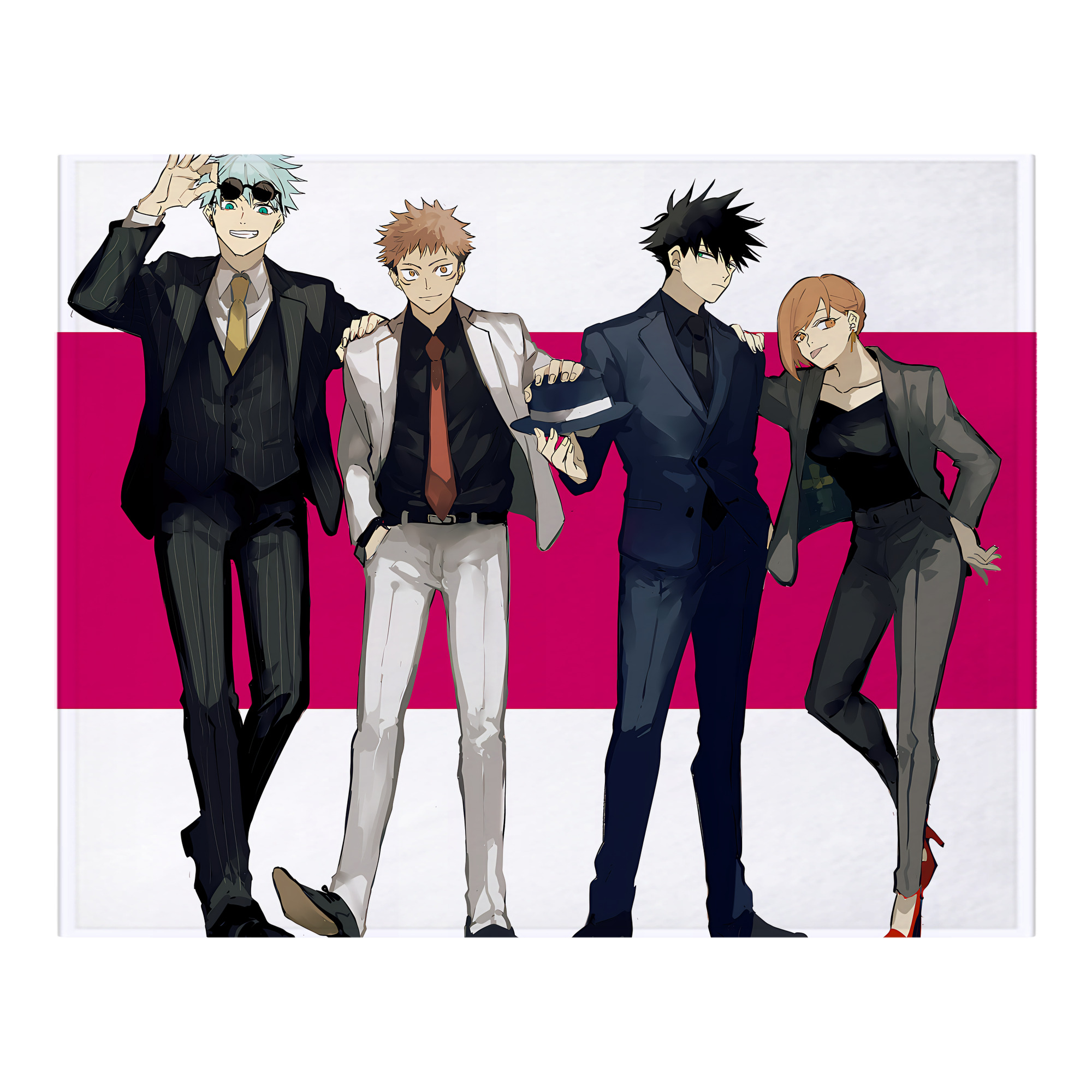 （画像用） 呪術廻戦 Jujutsu Kaisen フランネルブランケット・多サイズ対応（横型）