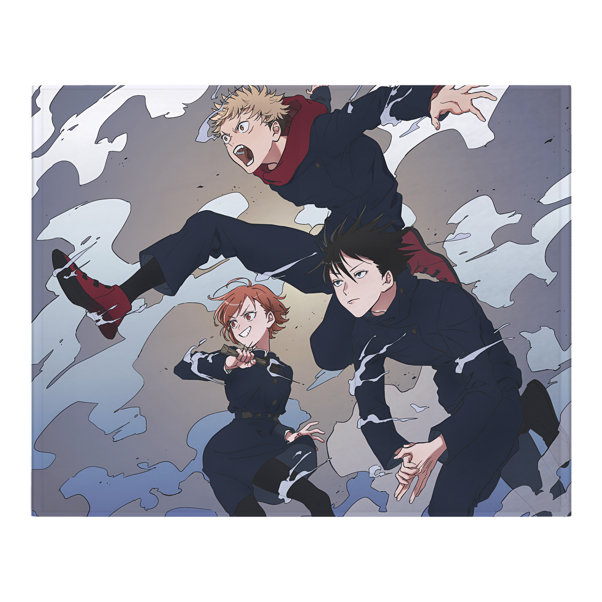 （画像用） 呪術廻戦 Jujutsu Kaisen フランネルブランケット・多サイズ対応（横型）