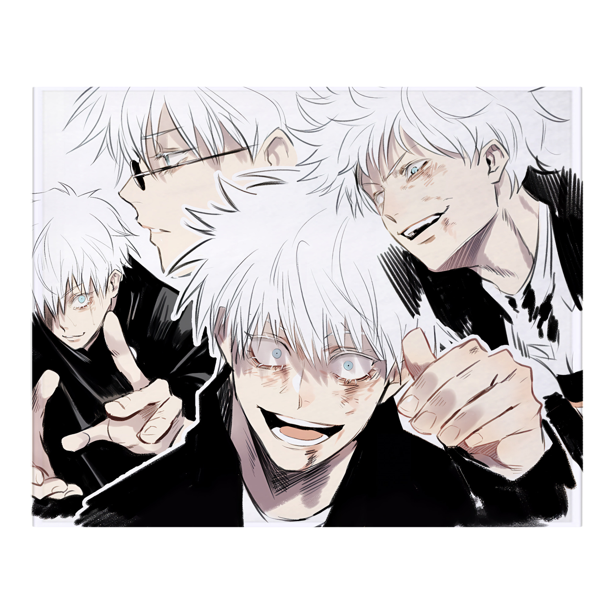 （画像用） 呪術廻戦 Jujutsu Kaisen フランネルブランケット・多サイズ対応（横型）