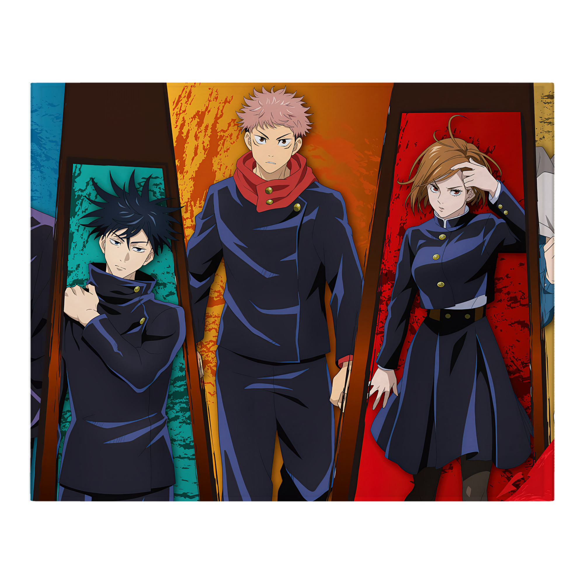 （画像用） 呪術廻戦 Jujutsu Kaisen フランネルブランケット・多サイズ対応（横型）