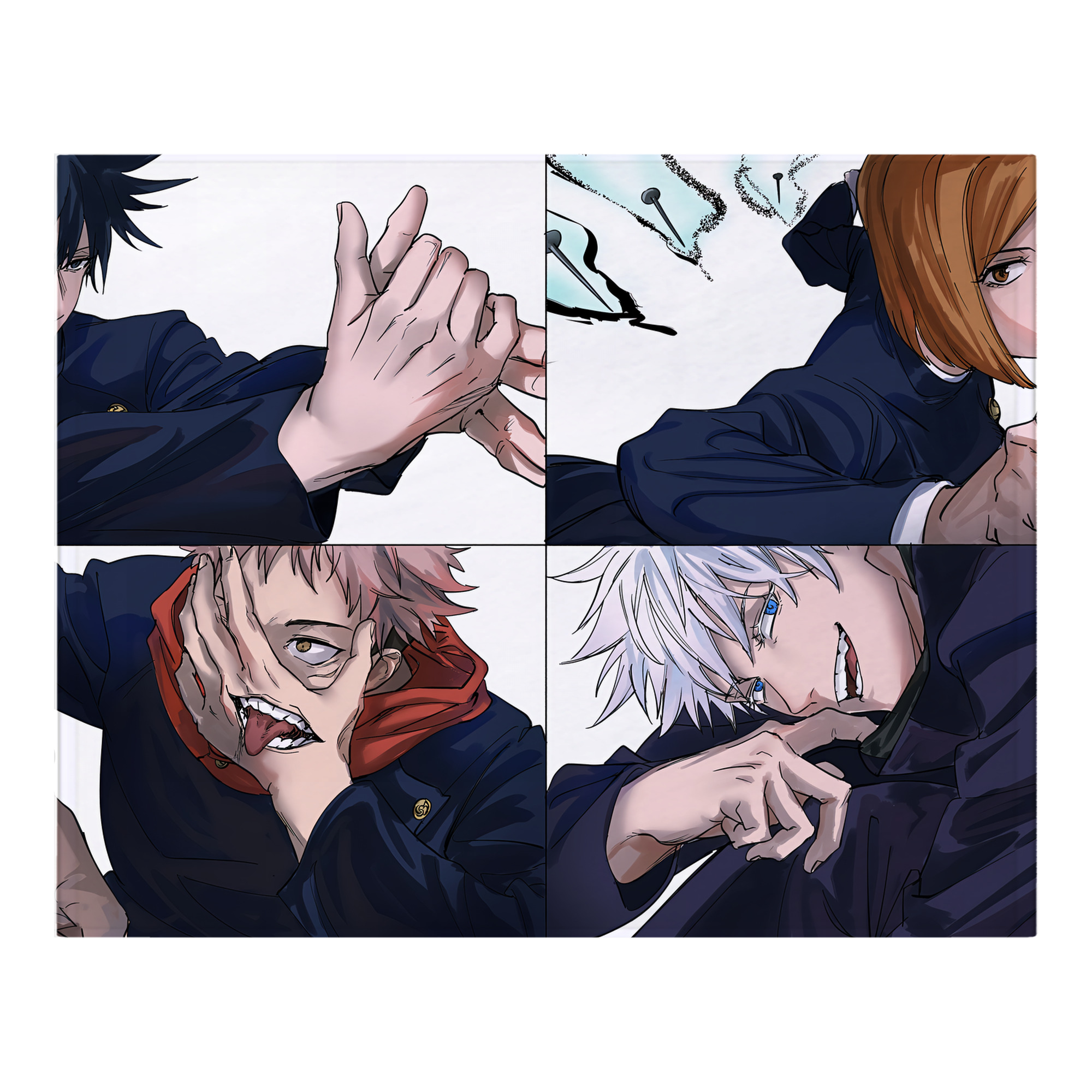 （画像用） 呪術廻戦 Jujutsu Kaisen フランネルブランケット・多サイズ対応（横型）