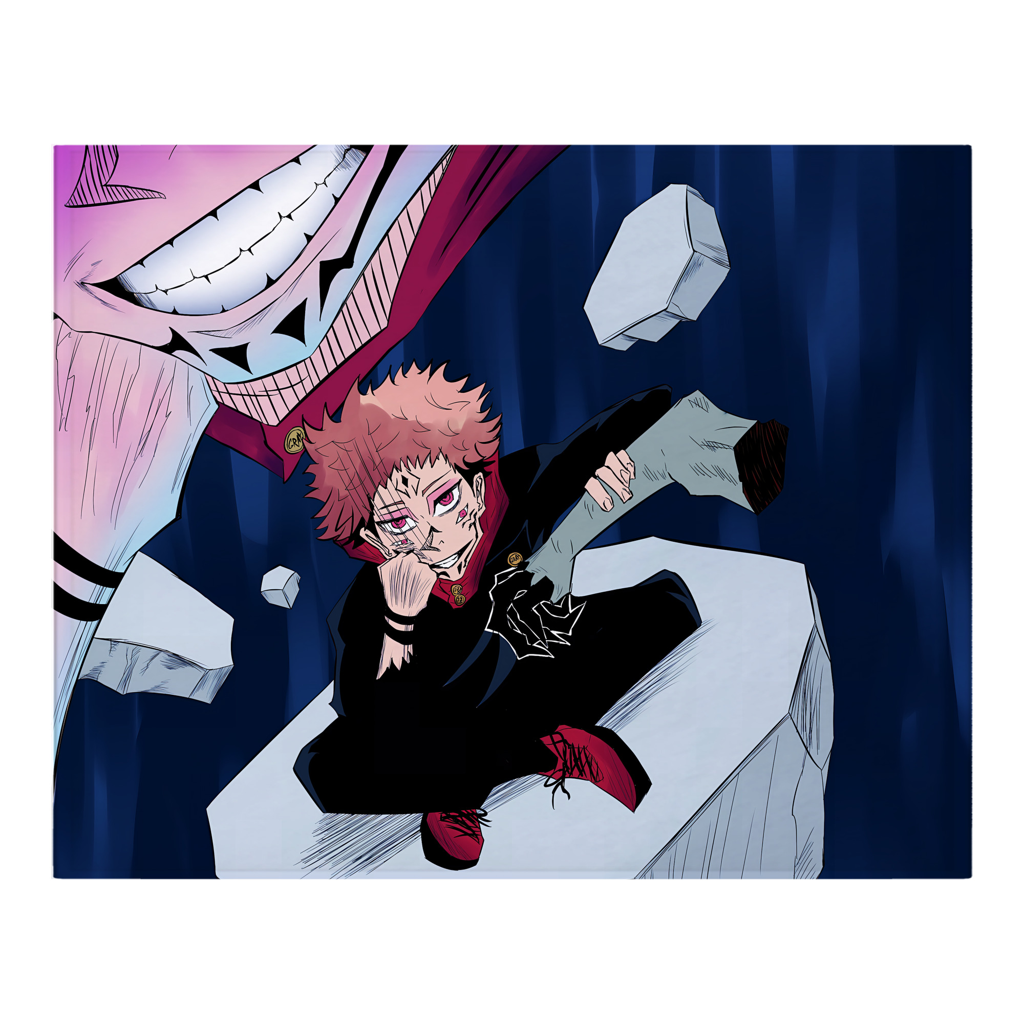 （画像用） 呪術廻戦 Jujutsu Kaisen フランネルブランケット・多サイズ対応（横型）