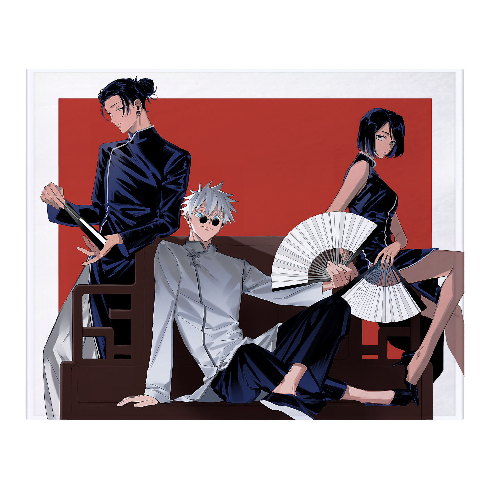 （画像用） 呪術廻戦 Jujutsu Kaisen フランネルブランケット・多サイズ対応（横型）