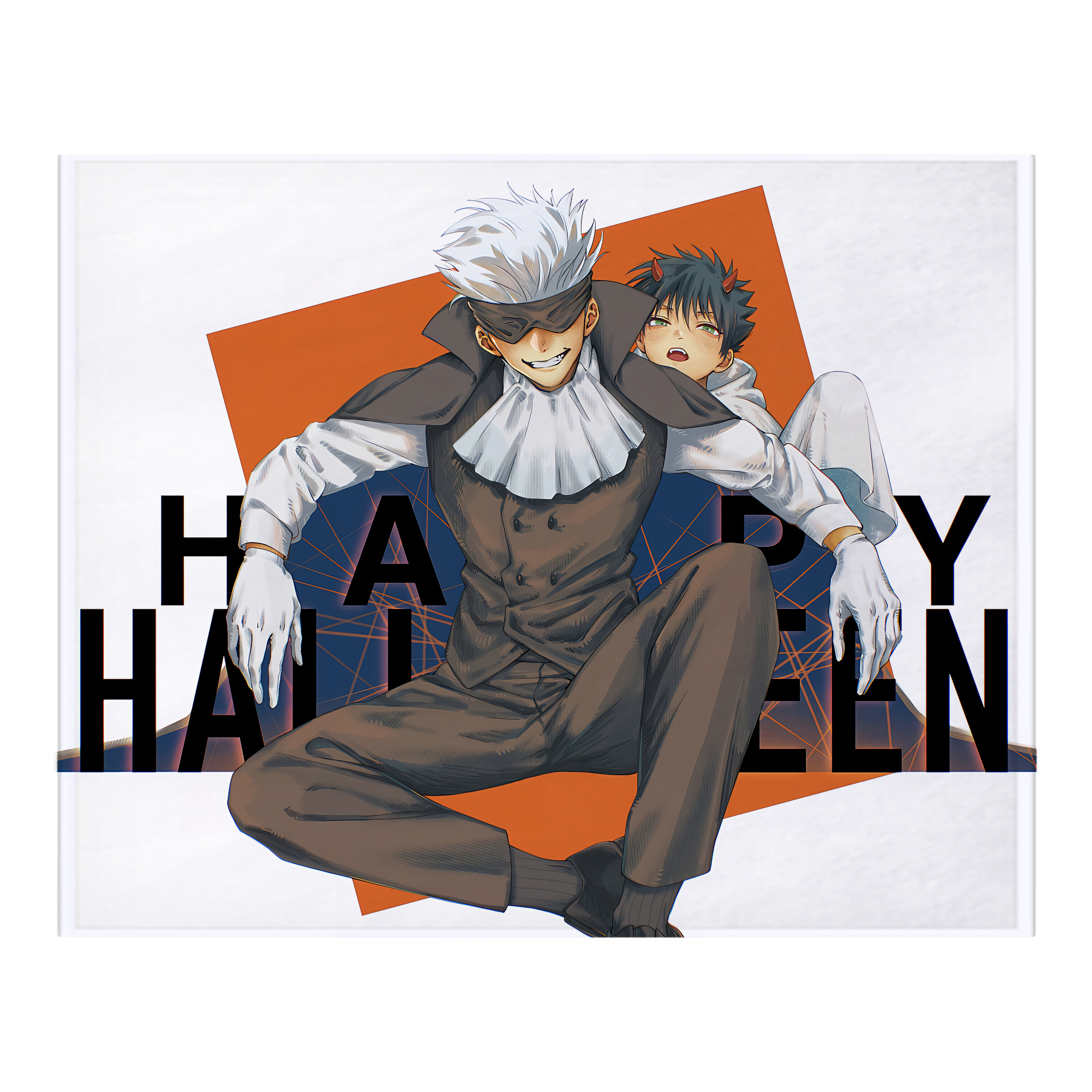 （画像用） 呪術廻戦 Jujutsu Kaisen フランネルブランケット・多サイズ対応（横型）
