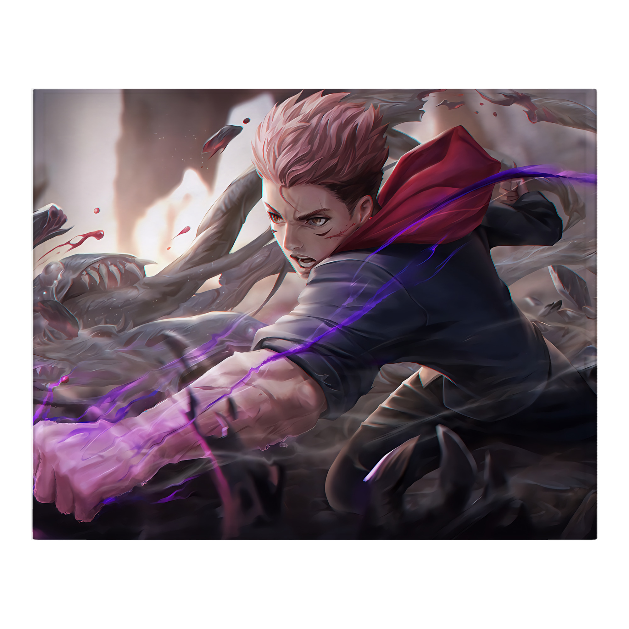 （画像用） 呪術廻戦 Jujutsu Kaisen フランネルブランケット・多サイズ対応（横型）