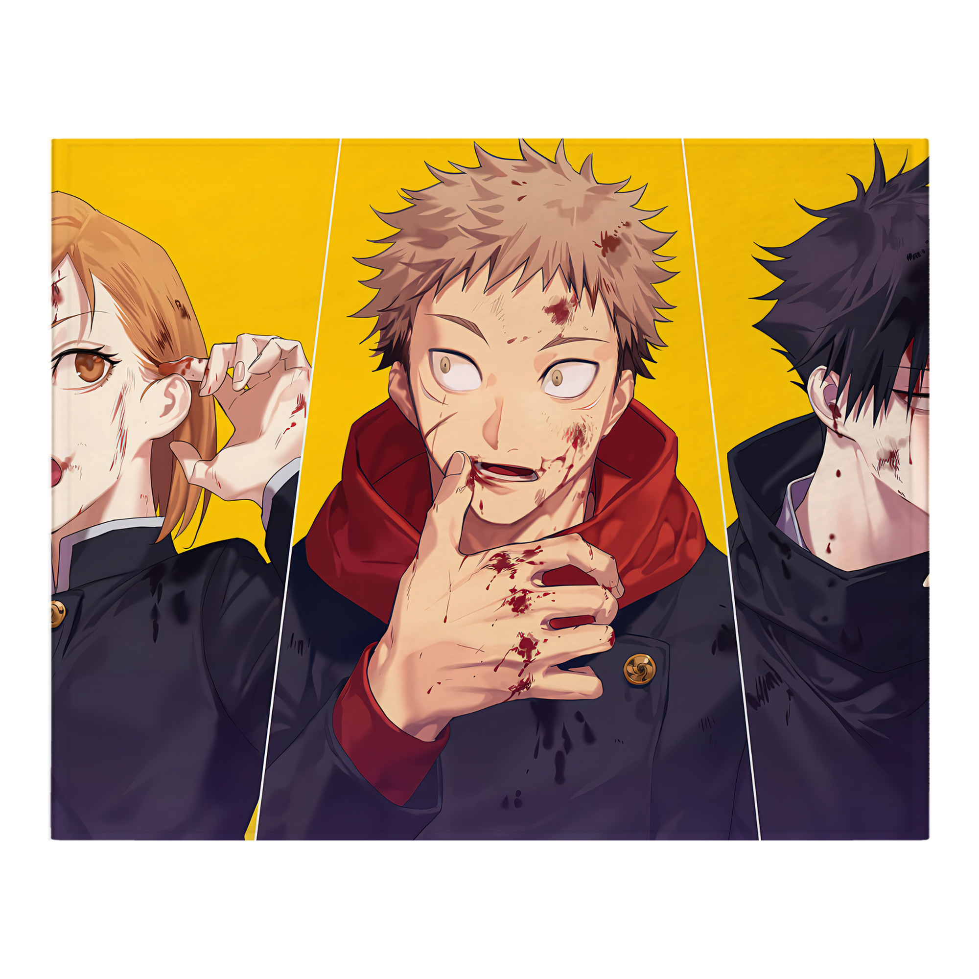 （画像用） 呪術廻戦 Jujutsu Kaisen フランネルブランケット・多サイズ対応（横型）