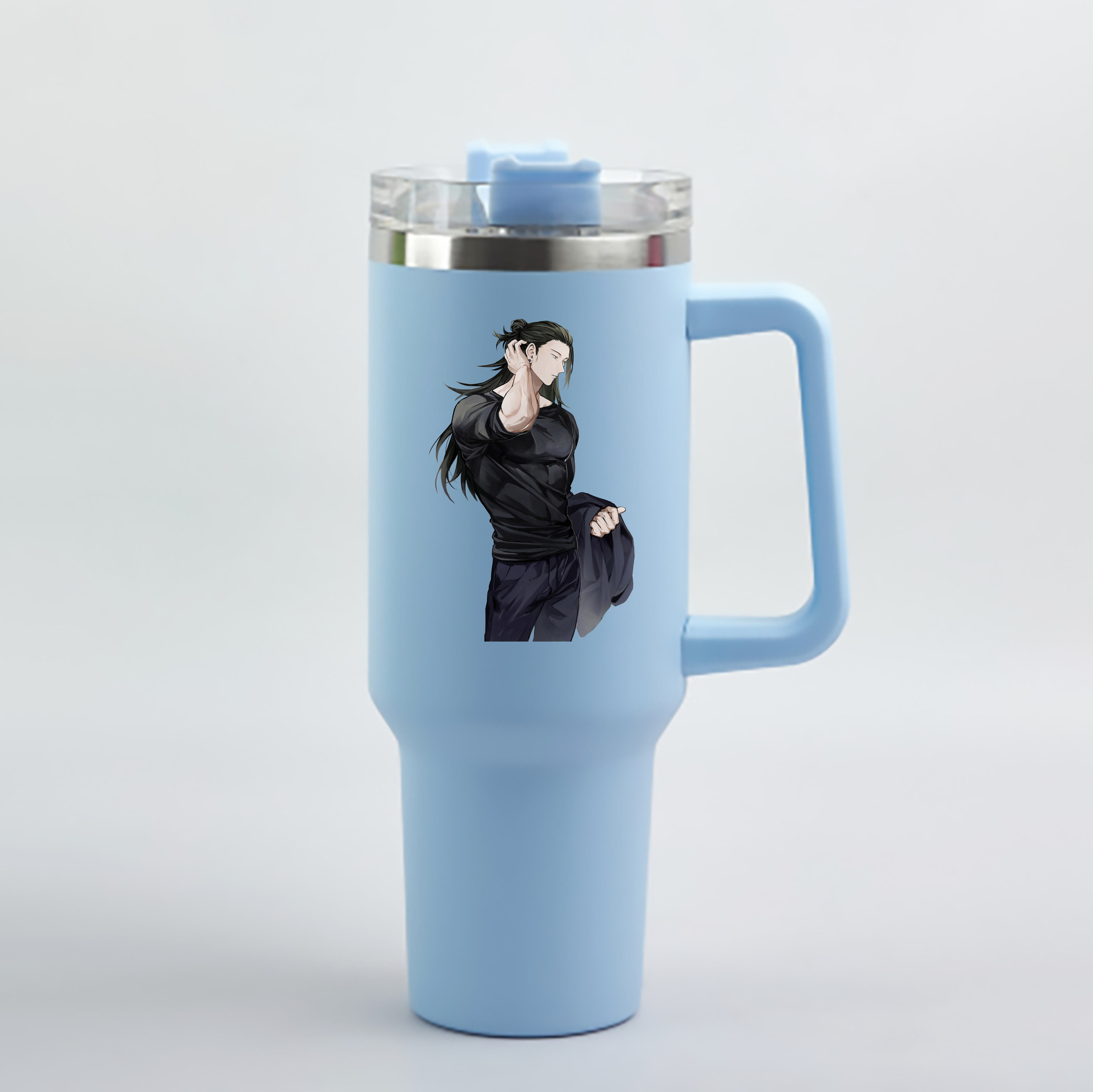 （画像用） 呪術廻戦 Jujutsu Kaisen 1200mL車用タンブラー - クリスタルステッカー（プラスチックストロー付き）