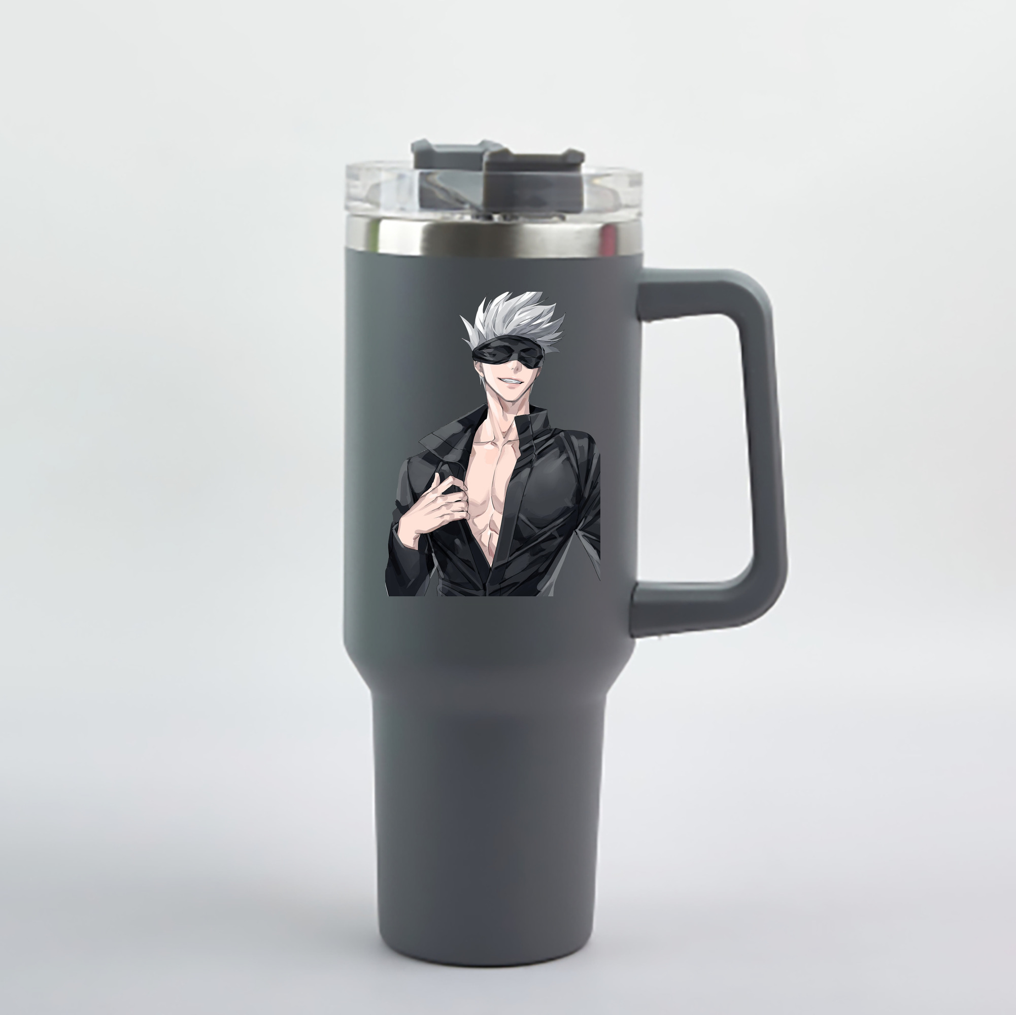 （画像用） 呪術廻戦 Jujutsu Kaisen 1200mL車用タンブラー - クリスタルステッカー（プラスチックストロー付き）