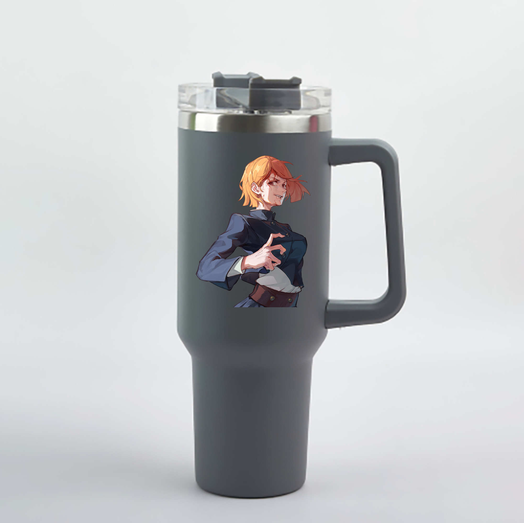 （画像用） 呪術廻戦 Jujutsu Kaisen 1200mL車用タンブラー - クリスタルステッカー（プラスチックストロー付き）
