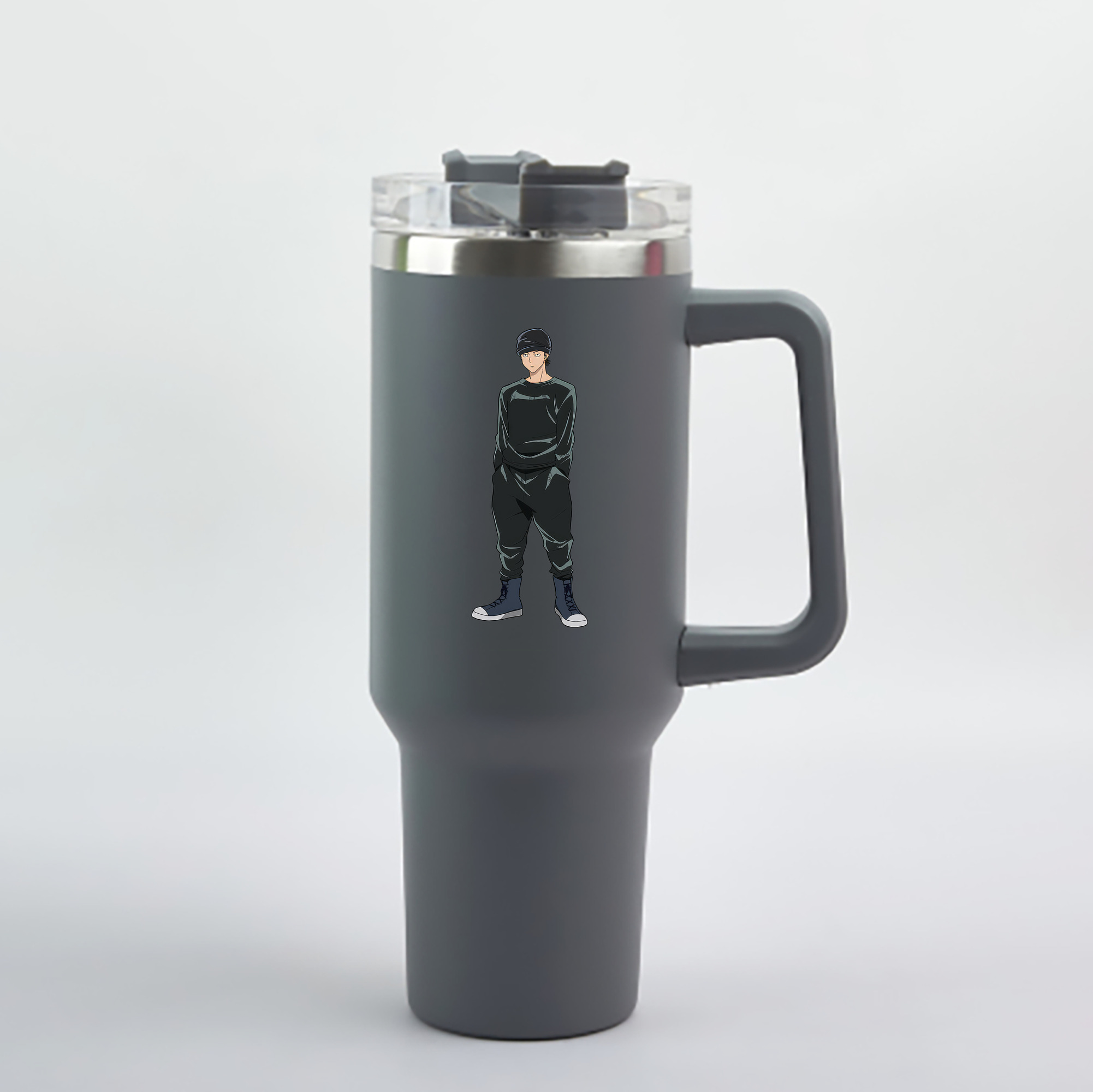 （画像用） 呪術廻戦 Jujutsu Kaisen 1200mL車用タンブラー - クリスタルステッカー（プラスチックストロー付き）