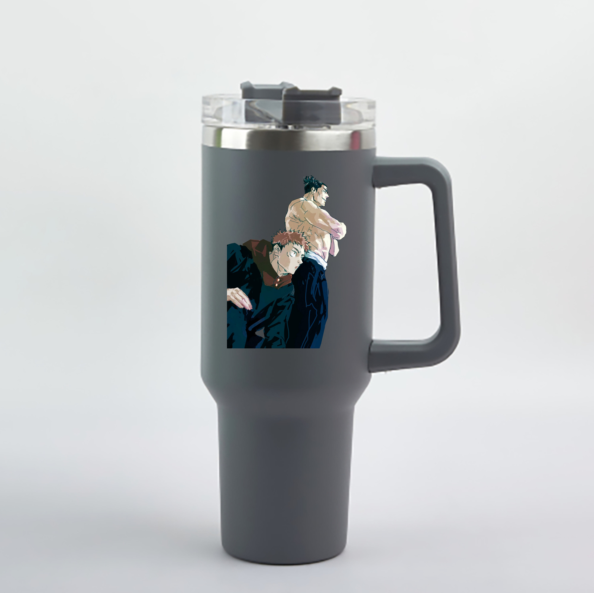 （画像用） 呪術廻戦 Jujutsu Kaisen 1200mL車用タンブラー - クリスタルステッカー（プラスチックストロー付き）