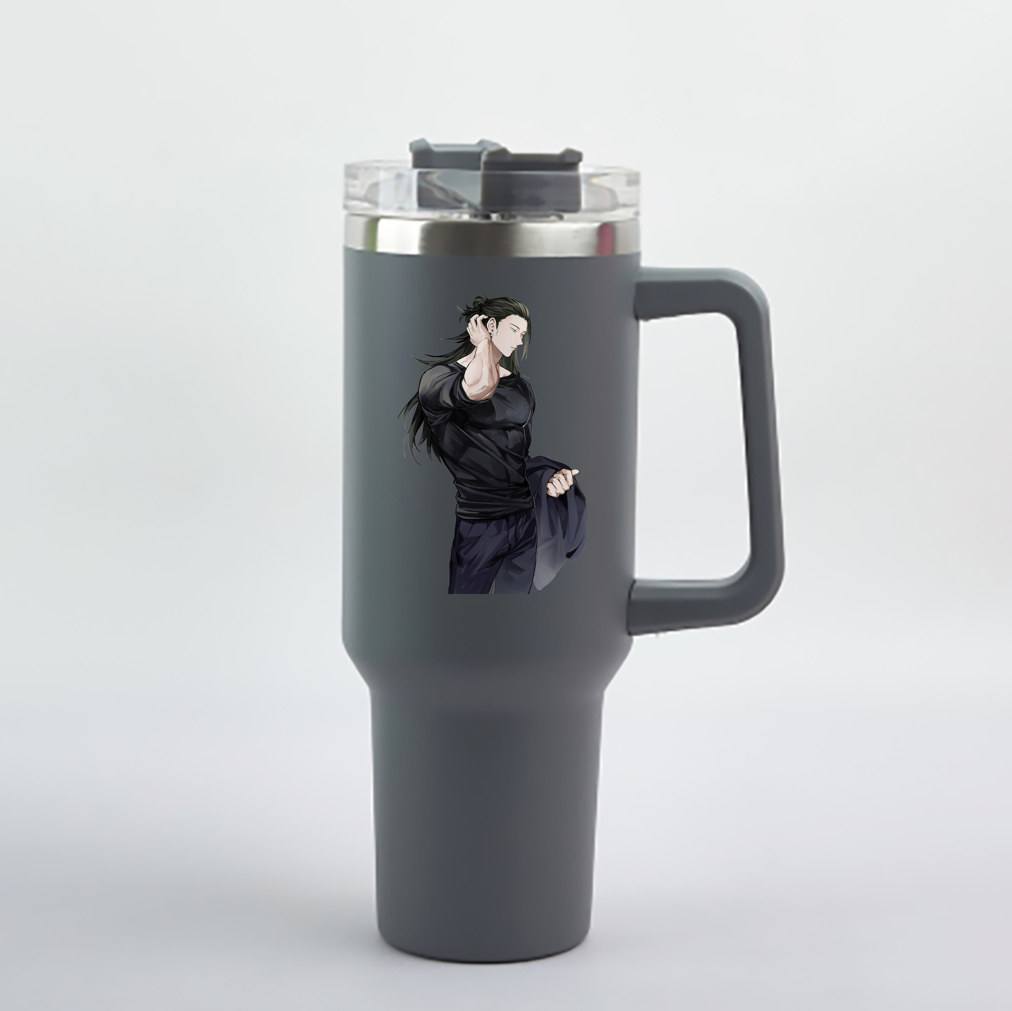 （画像用） 呪術廻戦 Jujutsu Kaisen 1200mL車用タンブラー - クリスタルステッカー（プラスチックストロー付き）