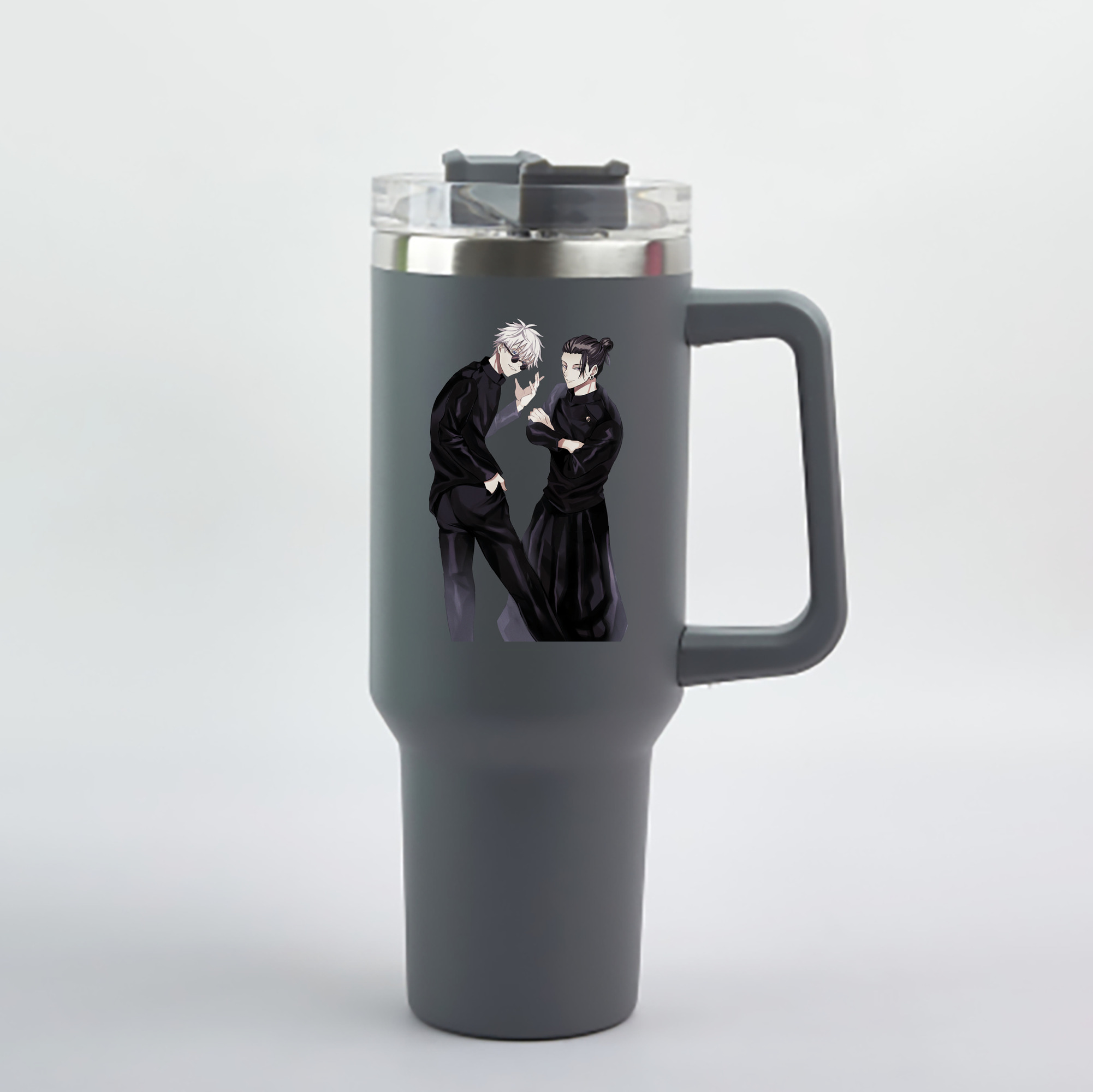 （画像用） 呪術廻戦 Jujutsu Kaisen 1200mL車用タンブラー - クリスタルステッカー（プラスチックストロー付き）
