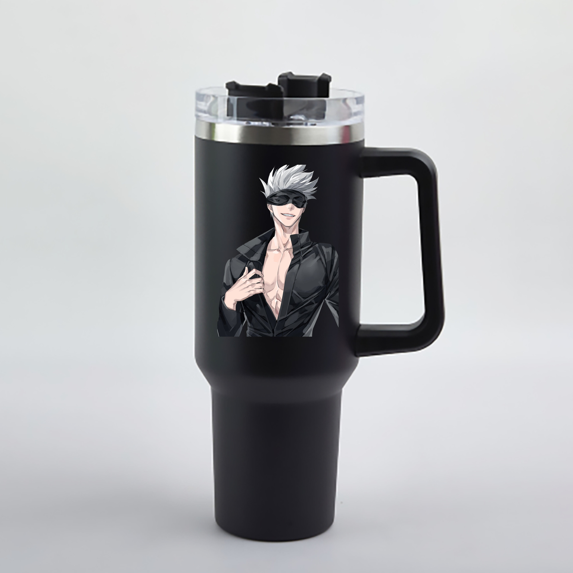 （画像用） 呪術廻戦 Jujutsu Kaisen 1200mL車用タンブラー - クリスタルステッカー（プラスチックストロー付き）