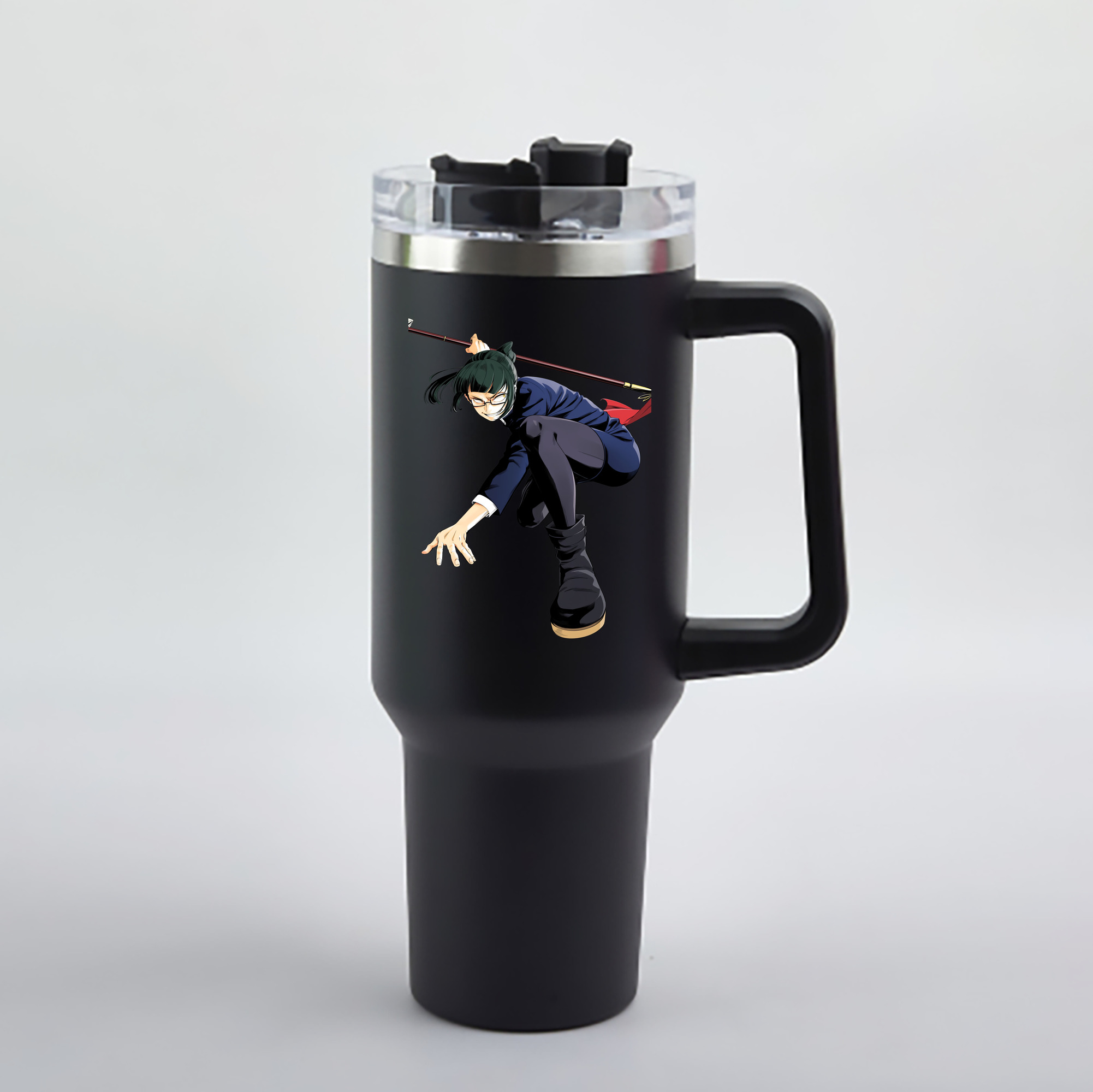 （画像用） 呪術廻戦 Jujutsu Kaisen 1200mL車用タンブラー - クリスタルステッカー（プラスチックストロー付き）