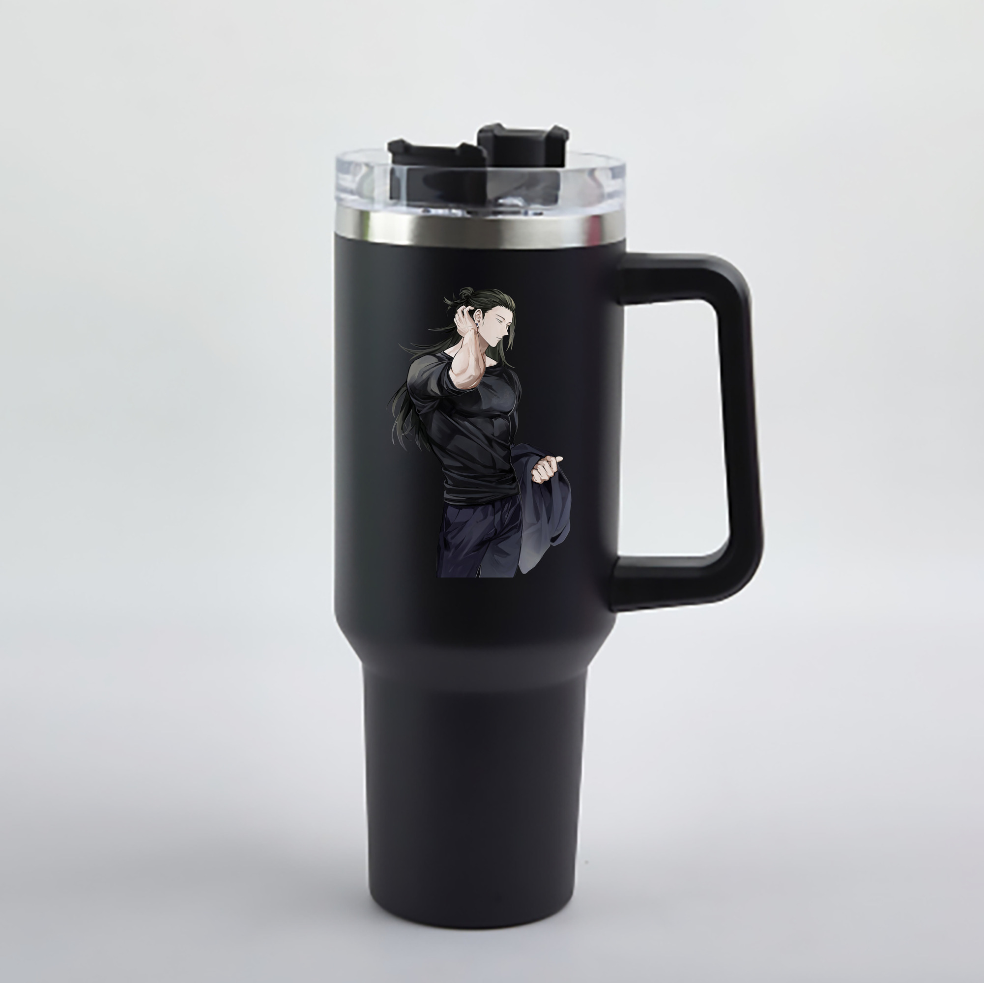 （画像用） 呪術廻戦 Jujutsu Kaisen 1200mL車用タンブラー - クリスタルステッカー（プラスチックストロー付き）
