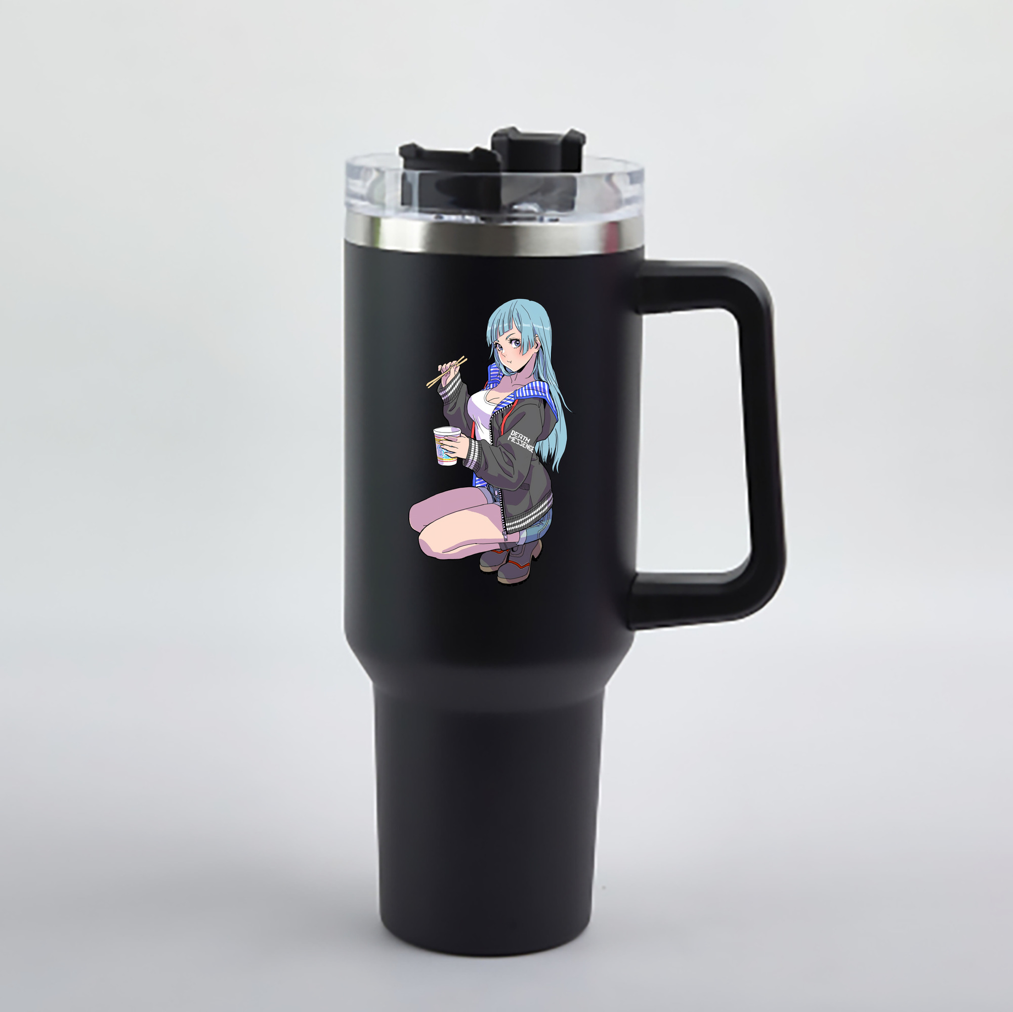 （画像用） 呪術廻戦 Jujutsu Kaisen 1200mL車用タンブラー - クリスタルステッカー（プラスチックストロー付き）