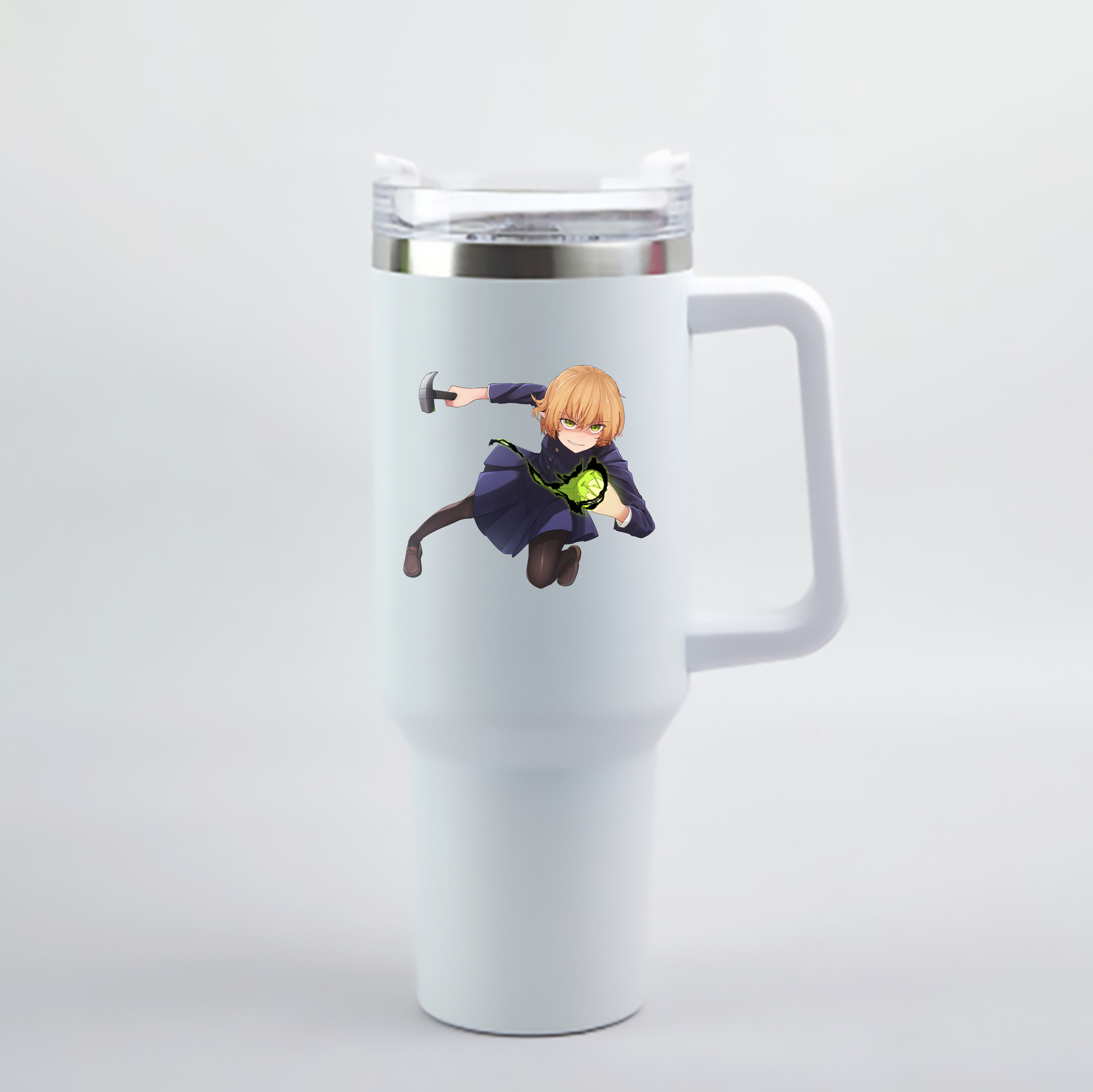（画像用） 呪術廻戦 Jujutsu Kaisen 1200mL車用タンブラー - クリスタルステッカー（プラスチックストロー付き）