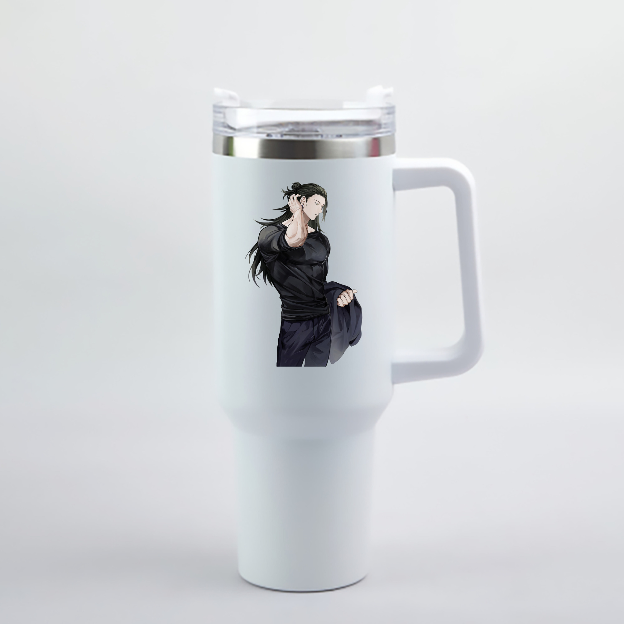 （画像用） 呪術廻戦 Jujutsu Kaisen 1200mL車用タンブラー - クリスタルステッカー（プラスチックストロー付き）