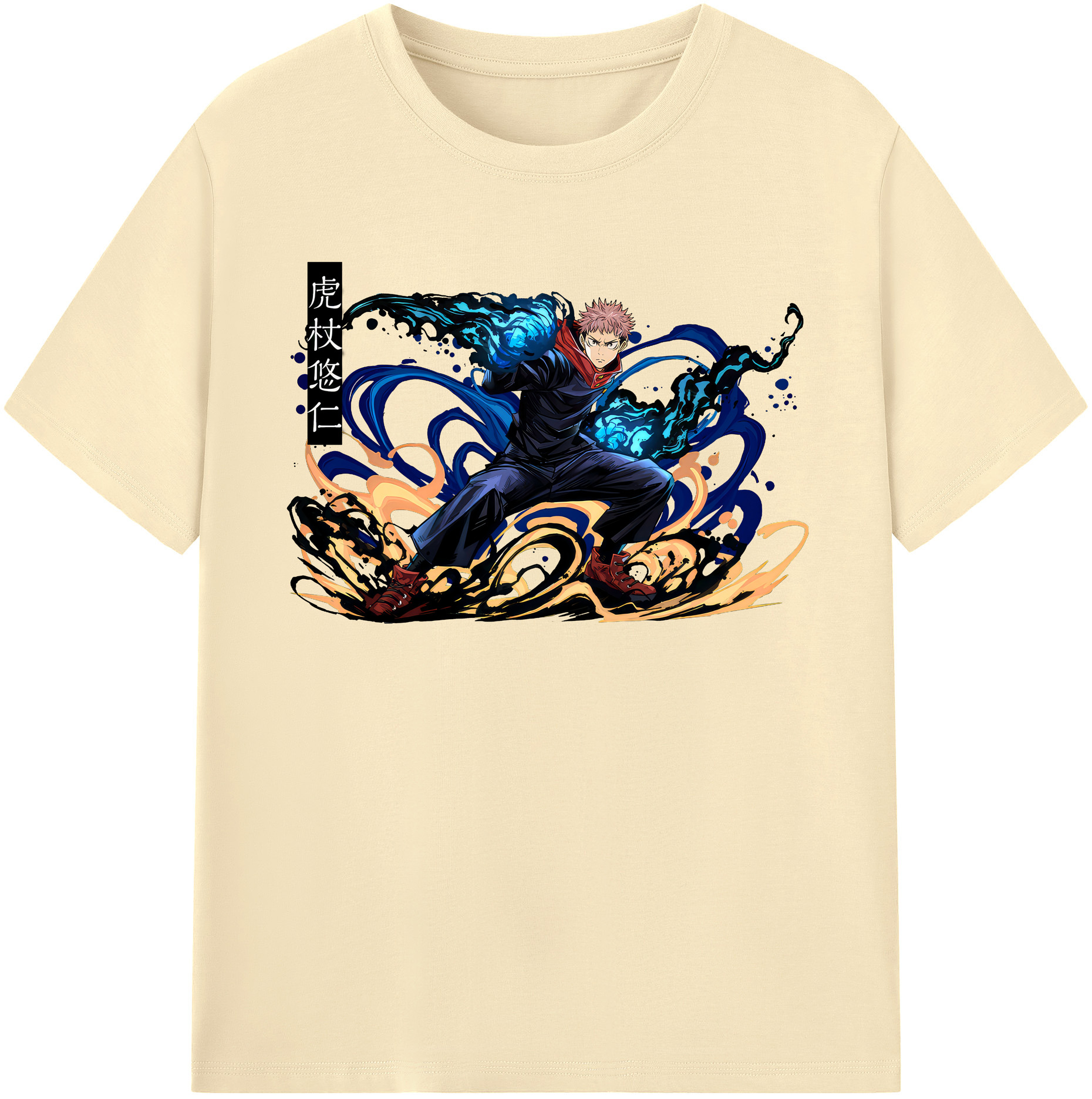 （画像用） 呪術廻戦 Jujutsu Kaisen 綿100％半袖Tシャツ（フロントプリント）