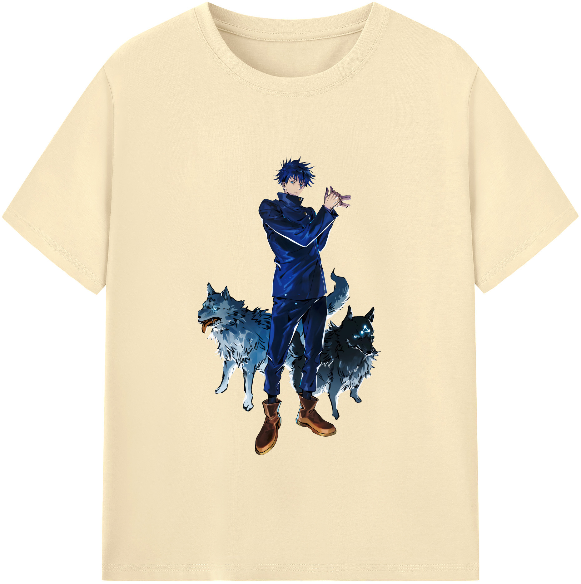 （画像用） 呪術廻戦 Jujutsu Kaisen 綿100％半袖Tシャツ（フロントプリント）
