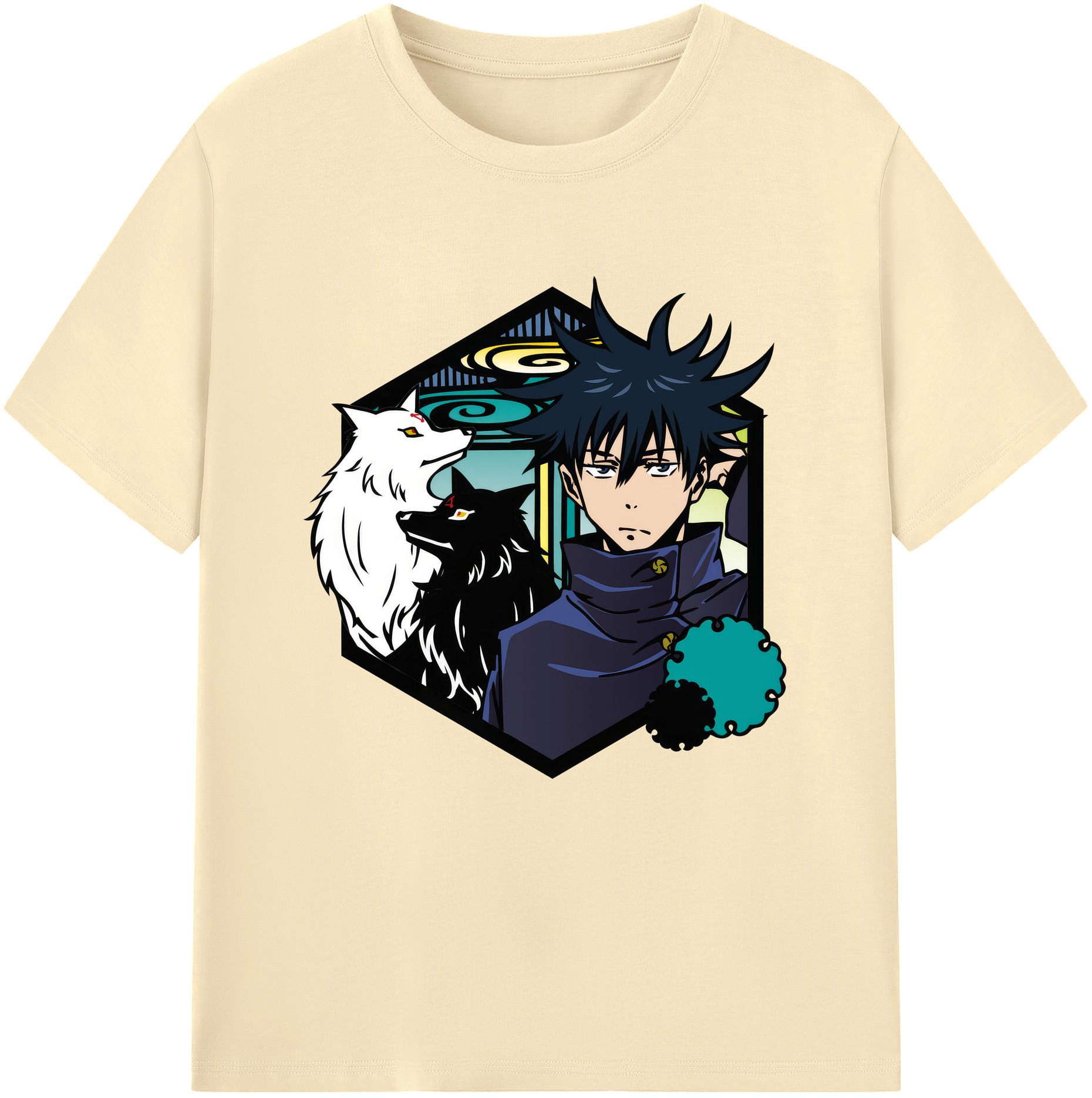 （画像用） 呪術廻戦 Jujutsu Kaisen 綿100％半袖Tシャツ（フロントプリント）