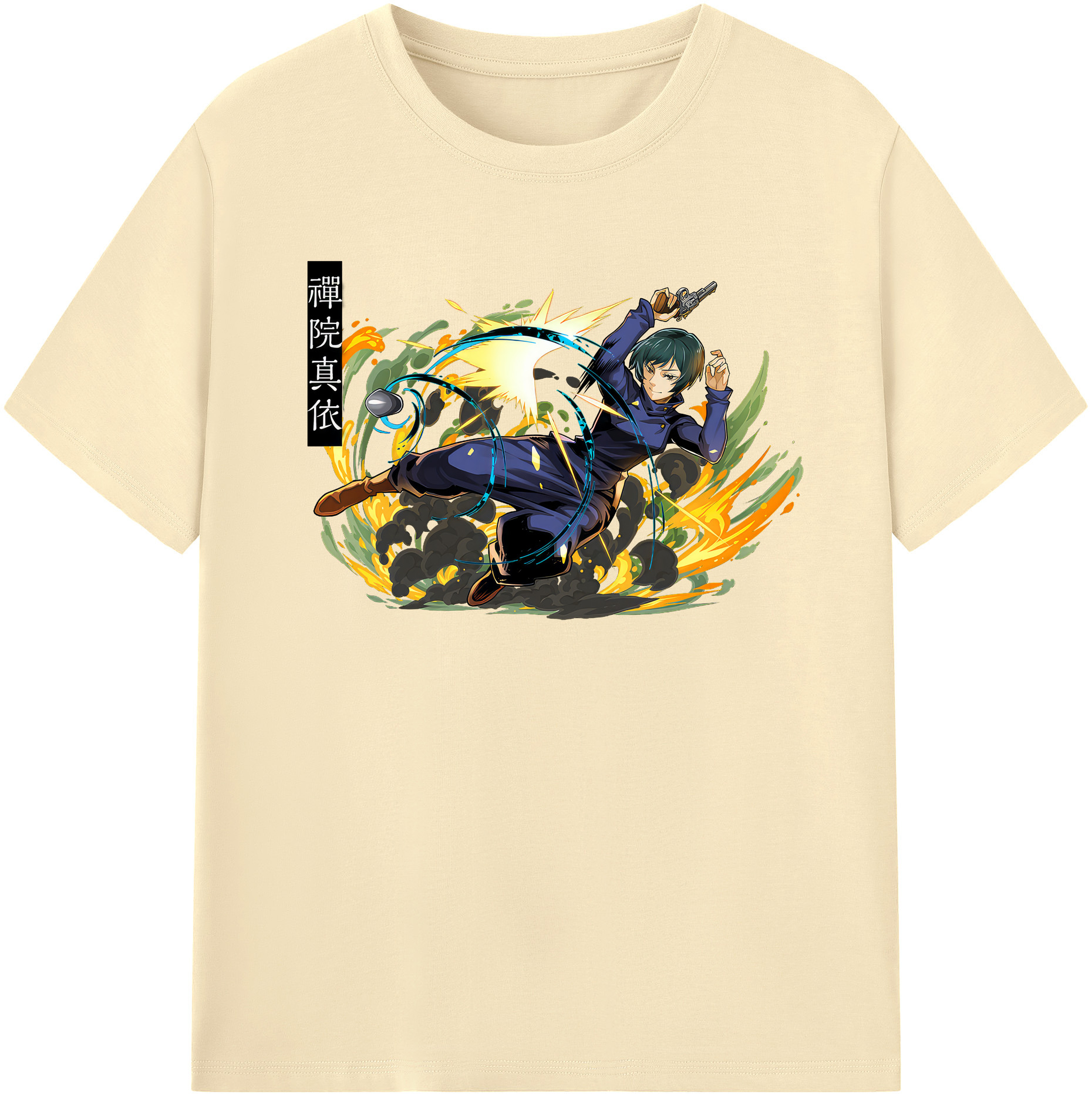（画像用） 呪術廻戦 Jujutsu Kaisen 綿100％半袖Tシャツ（フロントプリント）