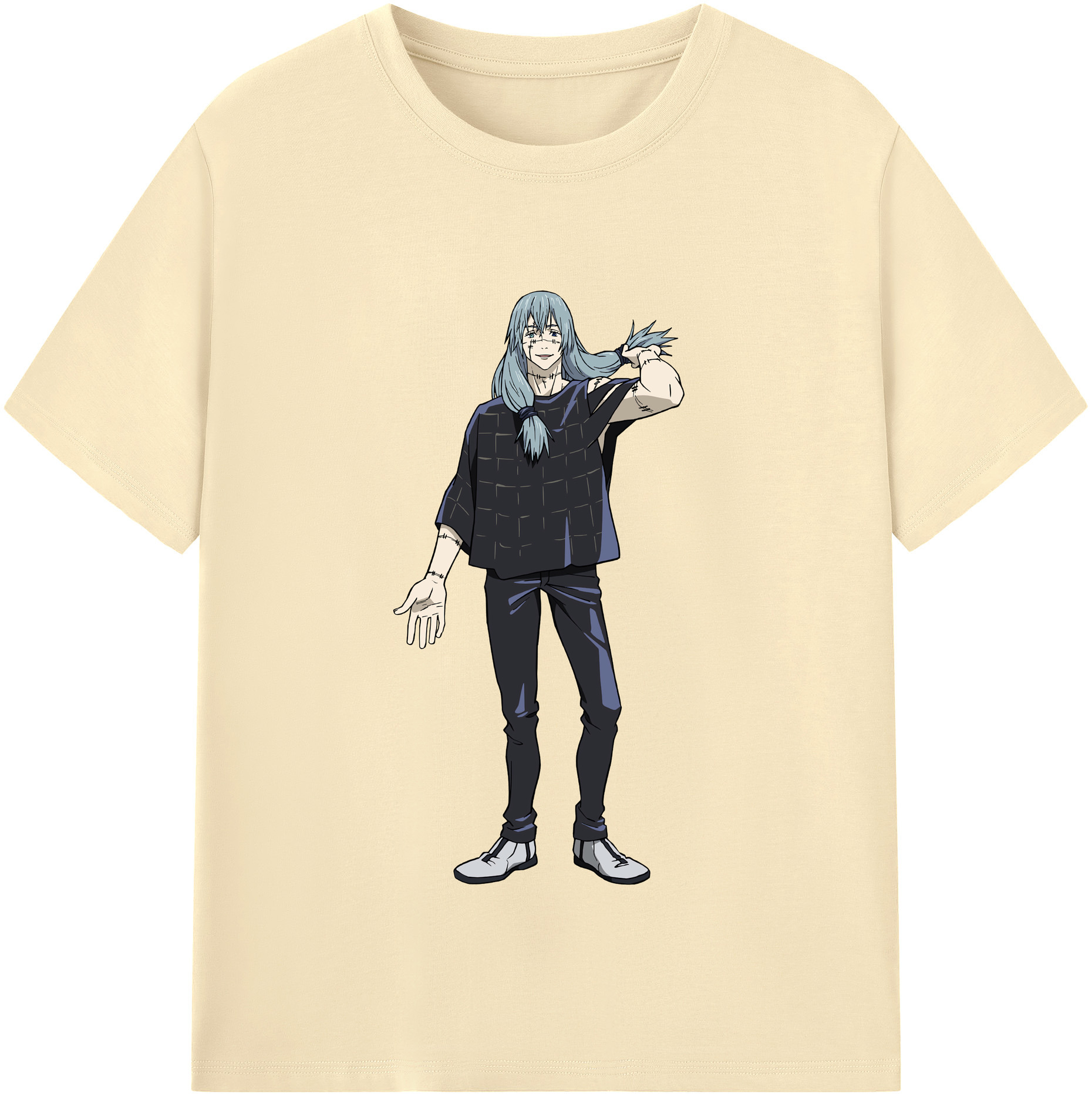 （画像用） 呪術廻戦 Jujutsu Kaisen 綿100％半袖Tシャツ（フロントプリント）