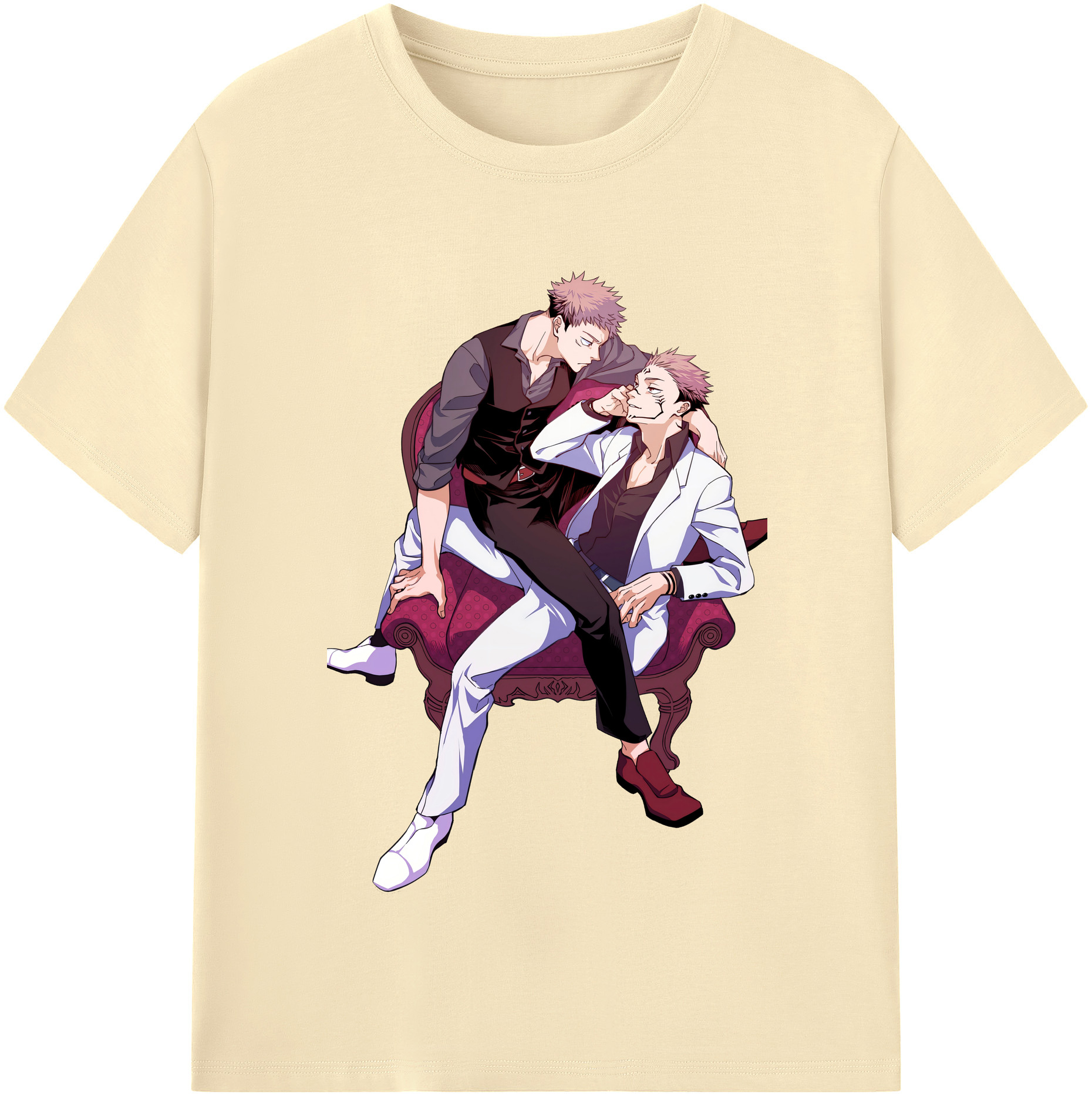 （画像用） 呪術廻戦 Jujutsu Kaisen 綿100％半袖Tシャツ（フロントプリント）