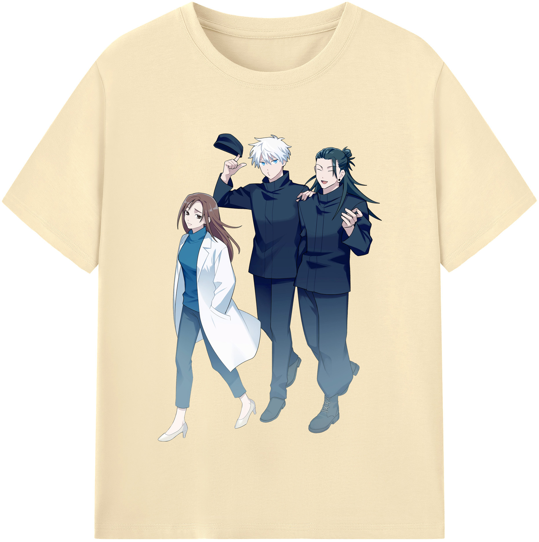 （画像用） 呪術廻戦 Jujutsu Kaisen 綿100％半袖Tシャツ（フロントプリント）