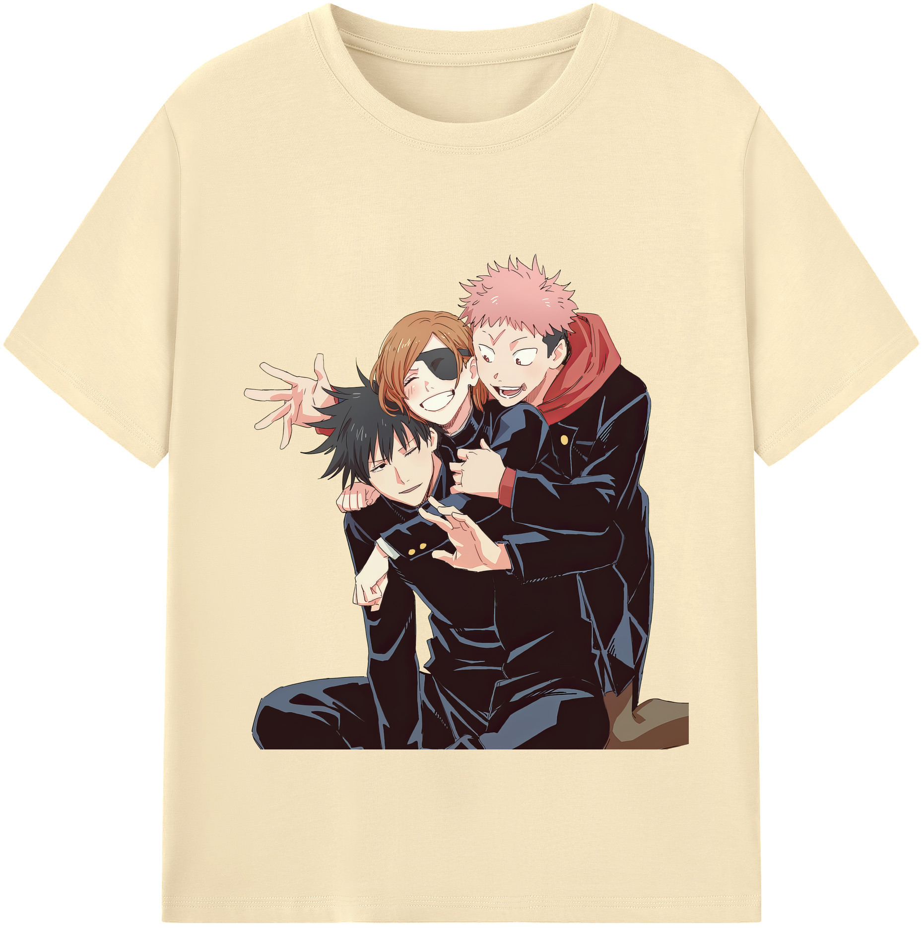 （画像用） 呪術廻戦 Jujutsu Kaisen 綿100％半袖Tシャツ（フロントプリント）