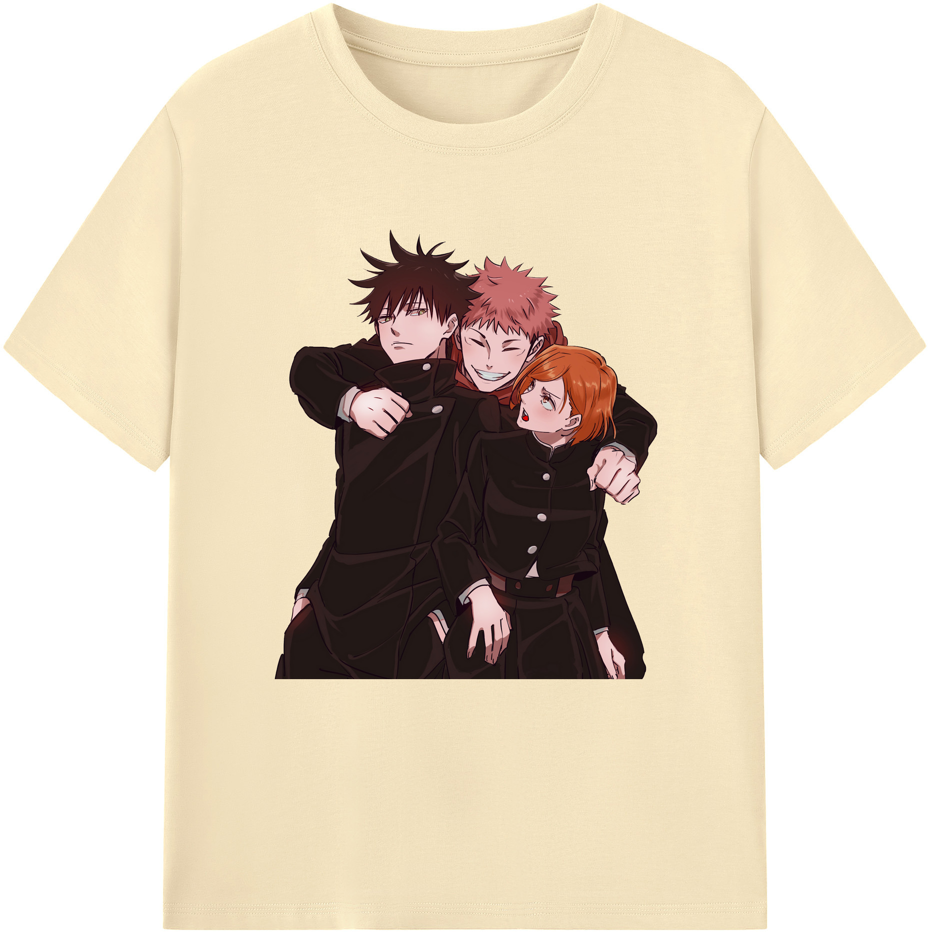 （画像用） 呪術廻戦 Jujutsu Kaisen 綿100％半袖Tシャツ（フロントプリント）
