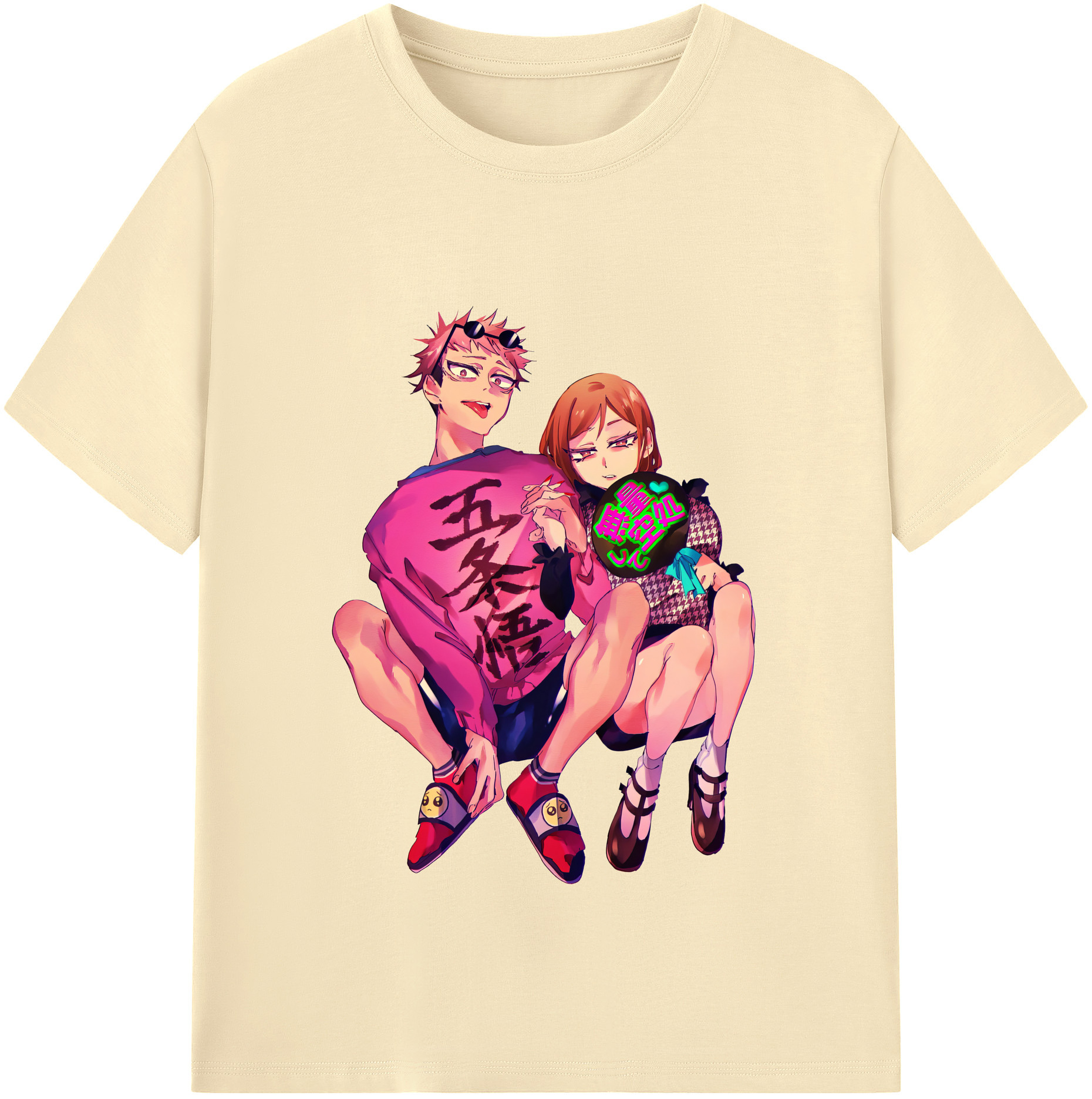 （画像用） 呪術廻戦 Jujutsu Kaisen 綿100％半袖Tシャツ（フロントプリント）