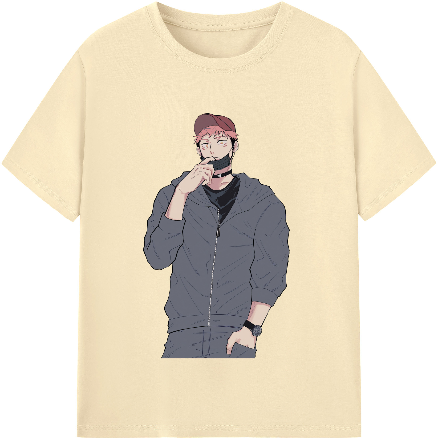 （画像用） 呪術廻戦 Jujutsu Kaisen 綿100％半袖Tシャツ（フロントプリント）