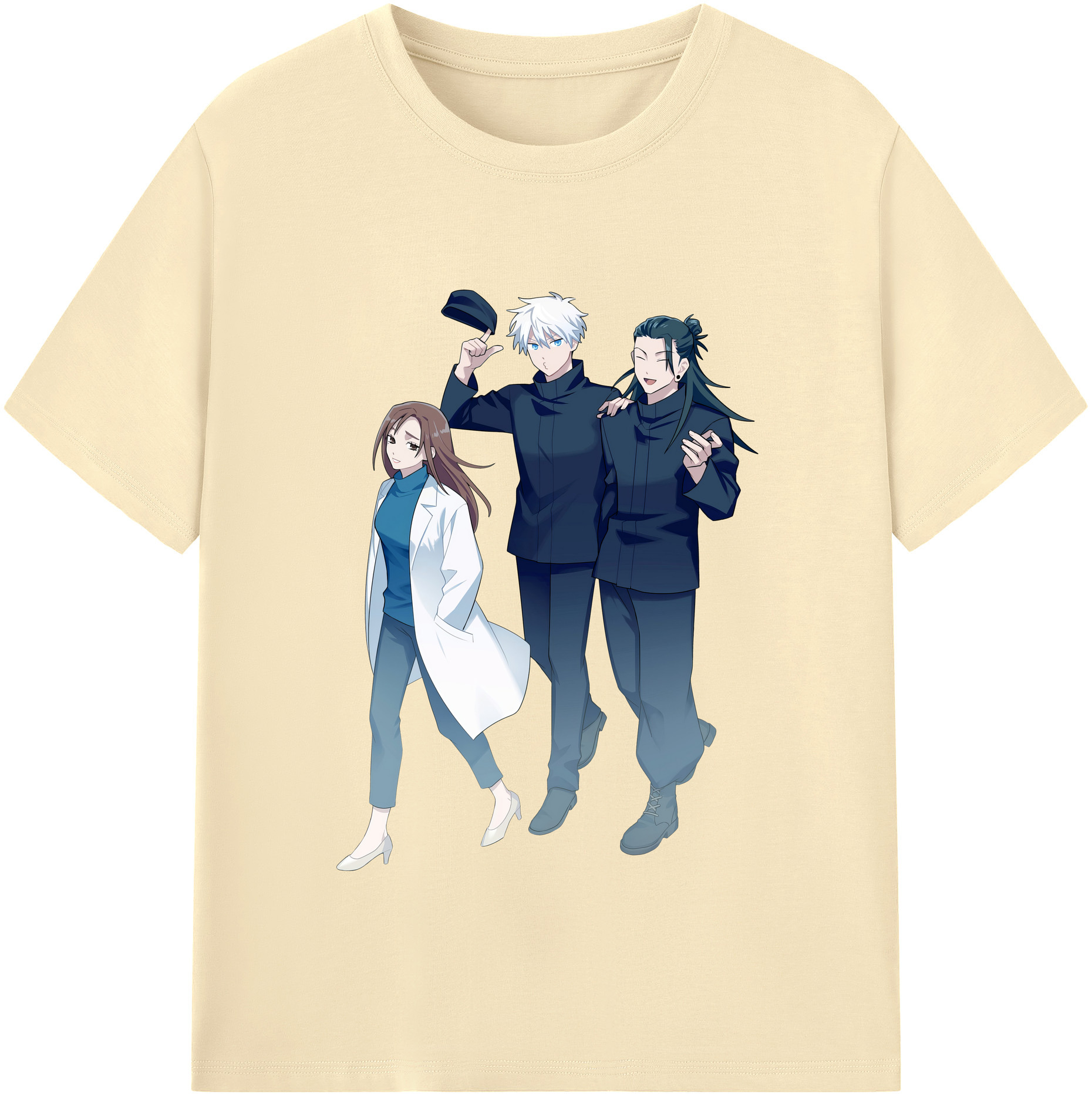 （画像用） 呪術廻戦 Jujutsu Kaisen 綿100％半袖Tシャツ（フロントプリント）