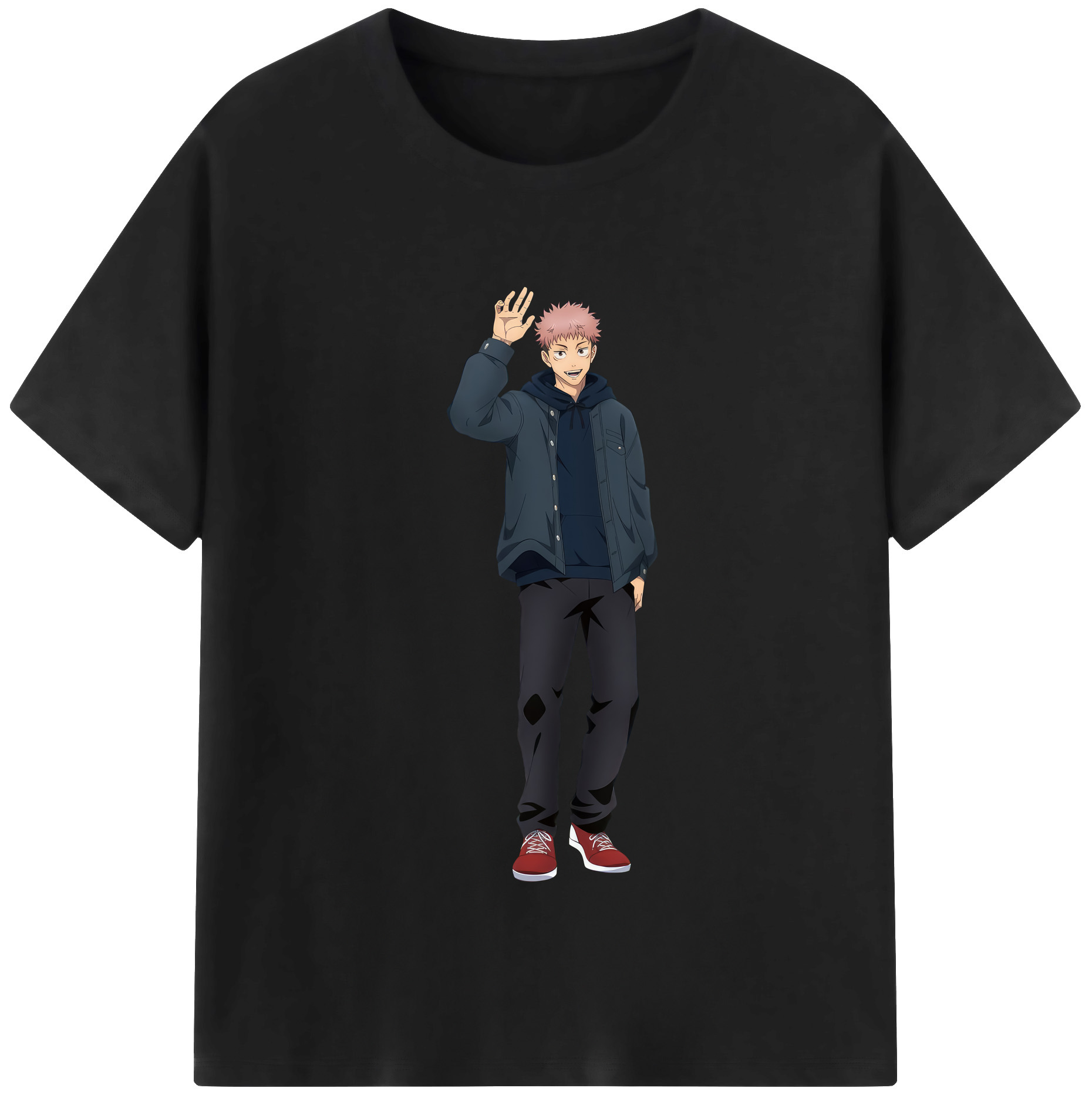 （画像用） 呪術廻戦 Jujutsu Kaisen 綿100％半袖Tシャツ（フロントプリント）