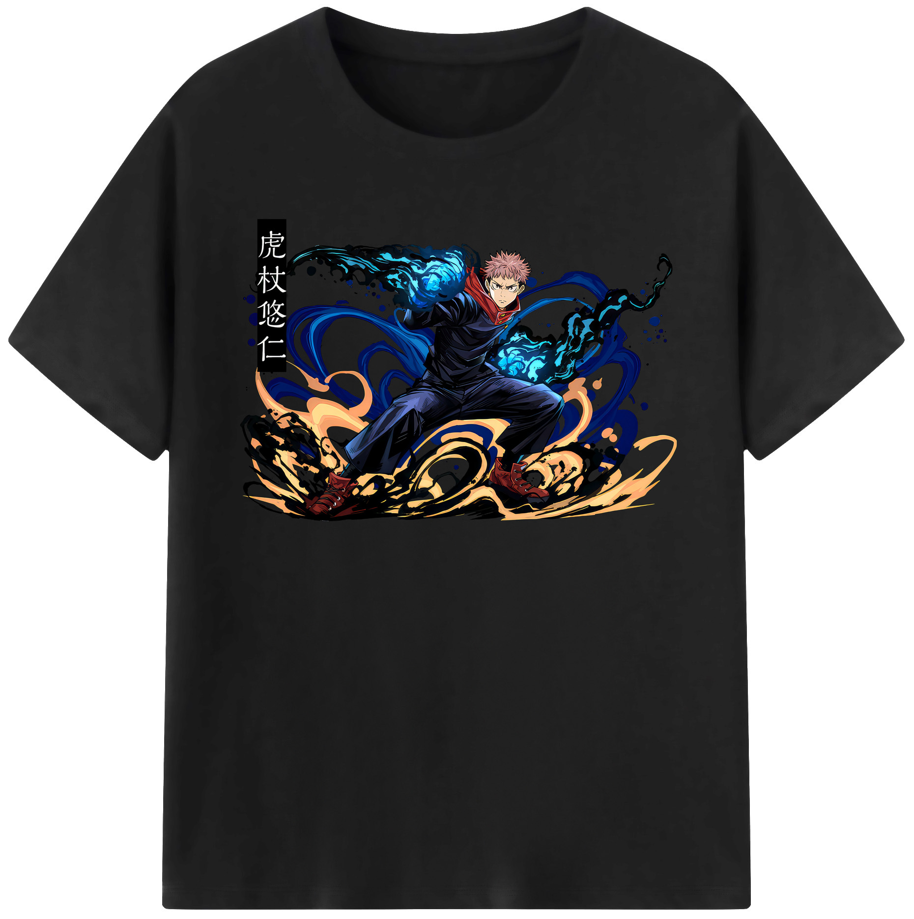 （画像用） 呪術廻戦 Jujutsu Kaisen 綿100％半袖Tシャツ（フロントプリント）