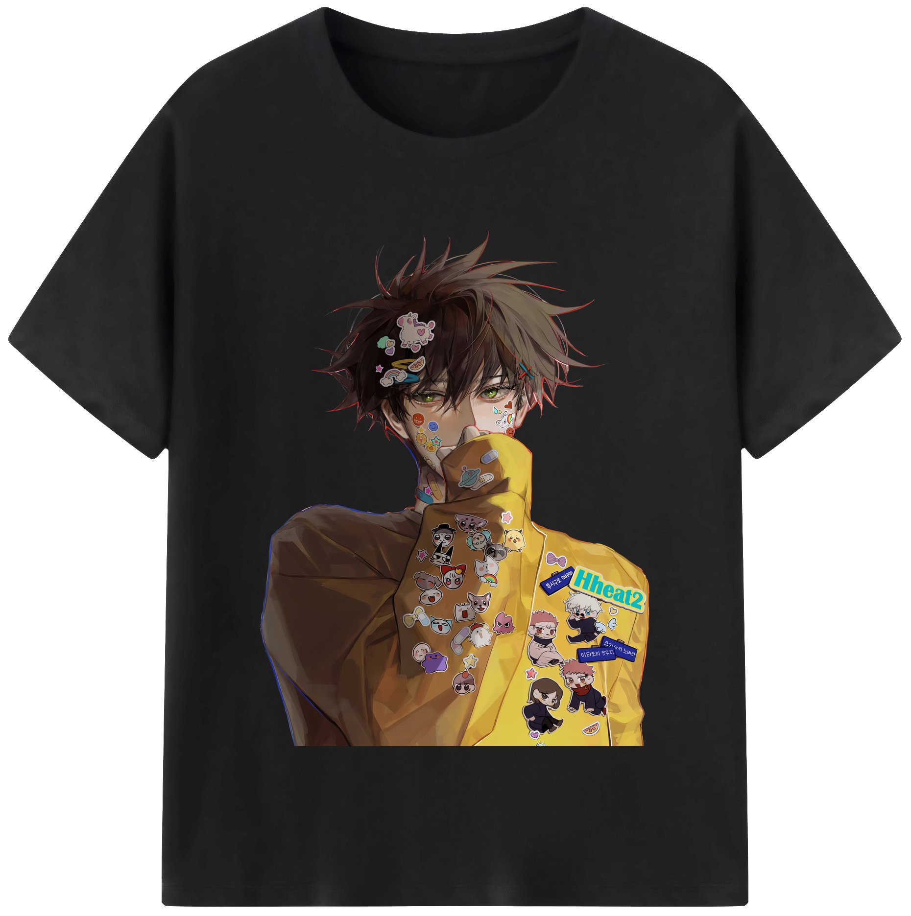 （画像用） 呪術廻戦 Jujutsu Kaisen 綿100％半袖Tシャツ（フロントプリント）